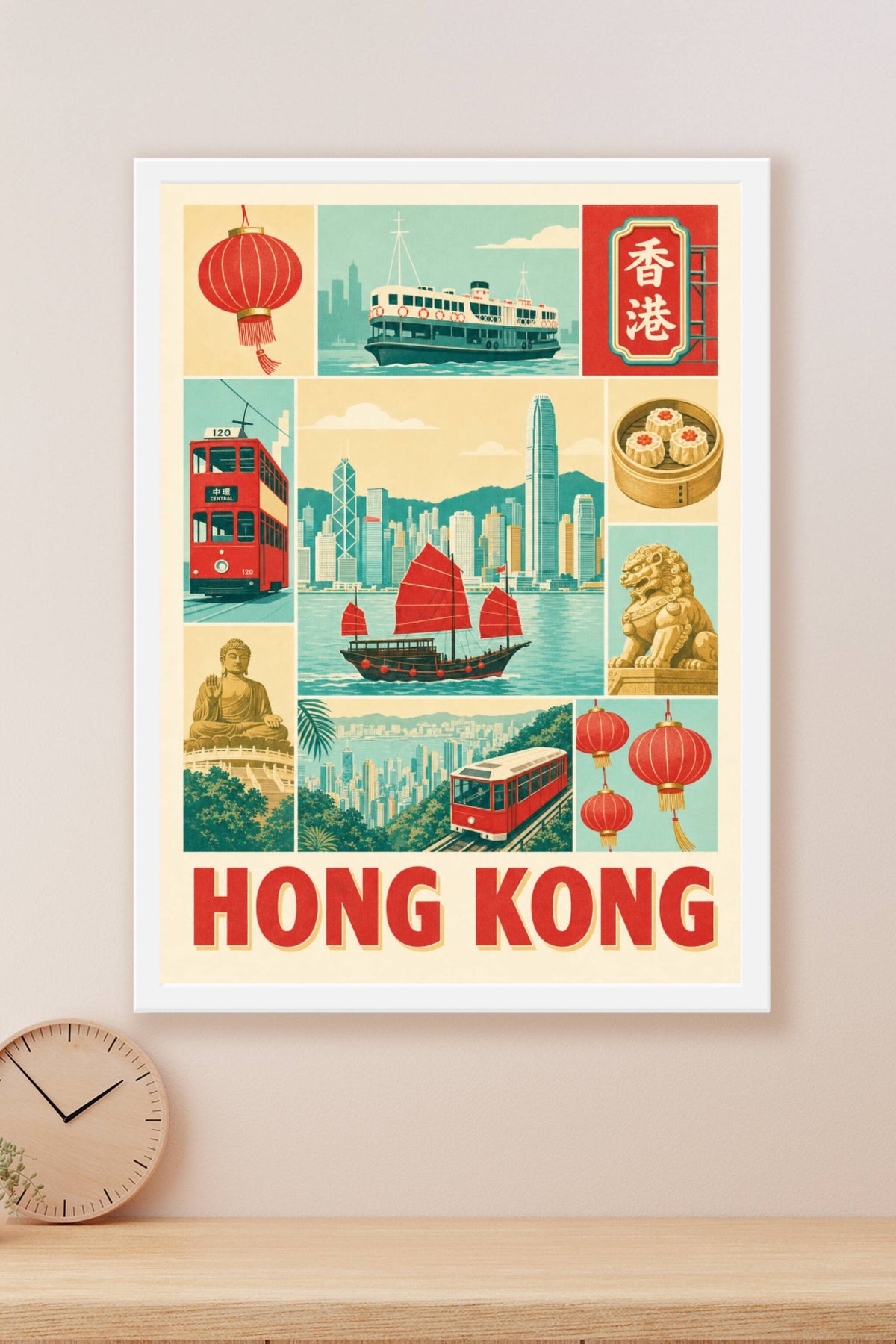 Poster de Hong Kong, Affiche Clichés