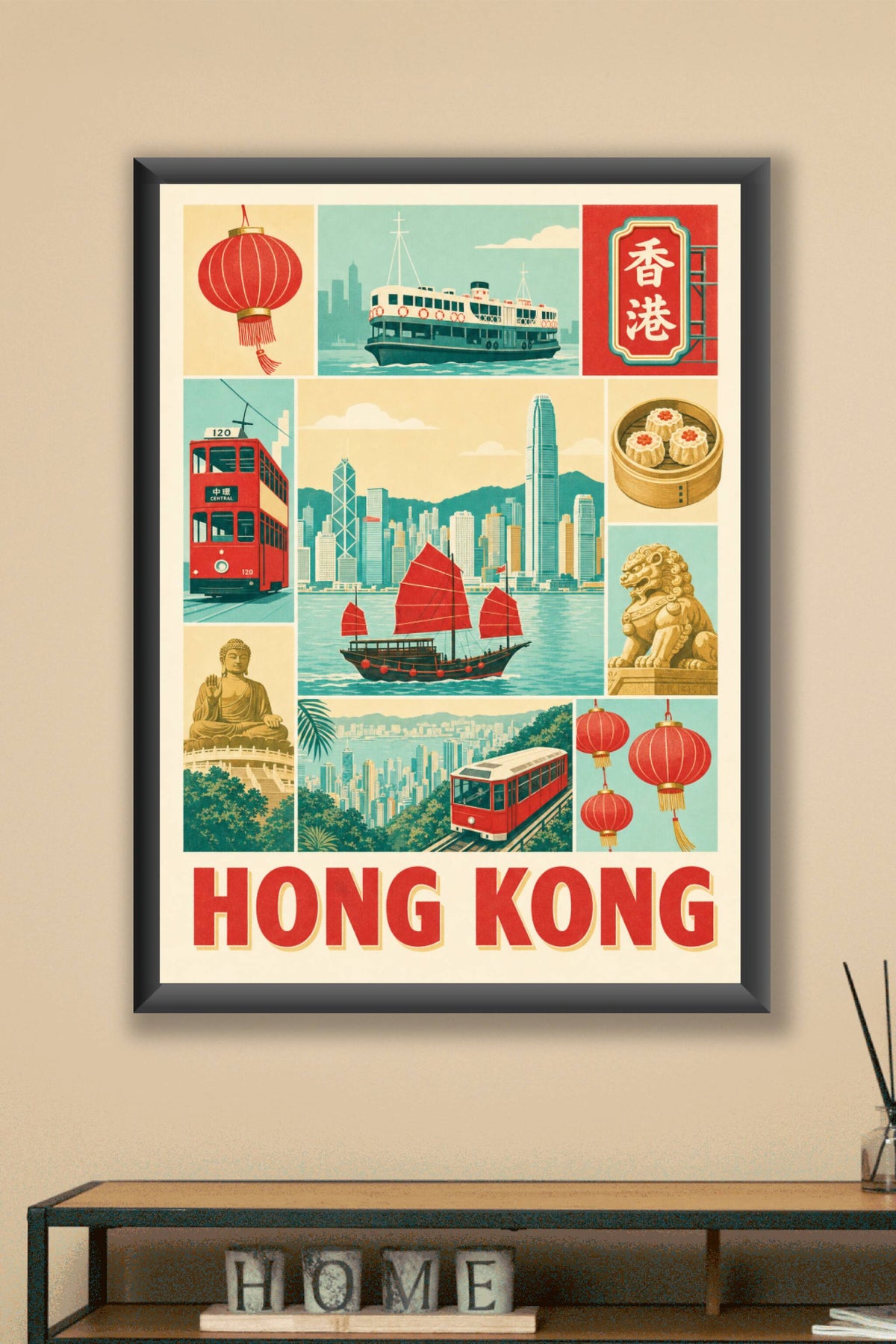 Poster de Hong Kong, Affiche Clichés