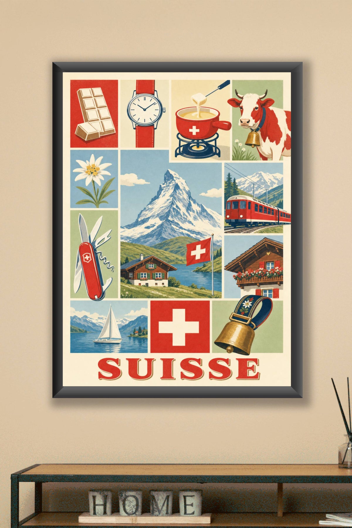 Poster de la Suisse, Affiche Clichés