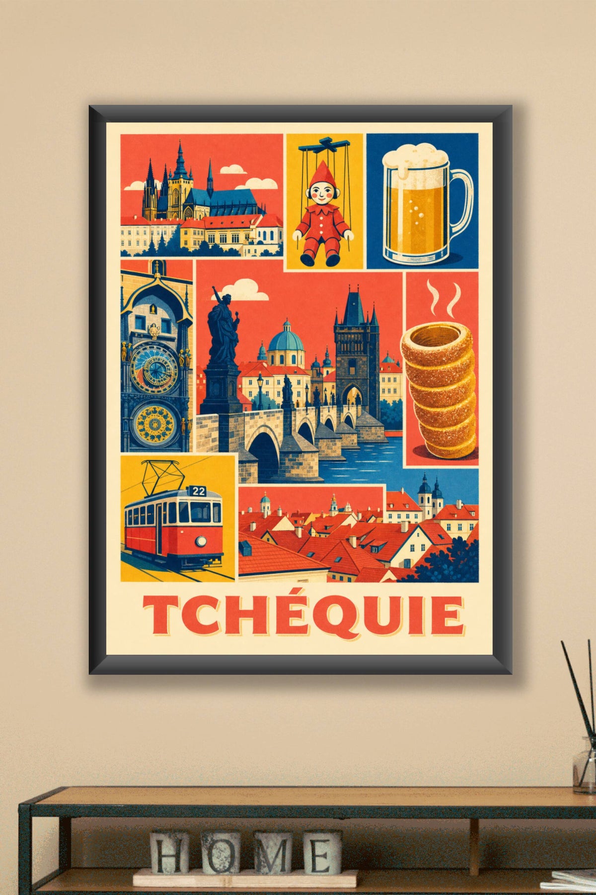 Poster de Tchéquie, Affiche Clichés