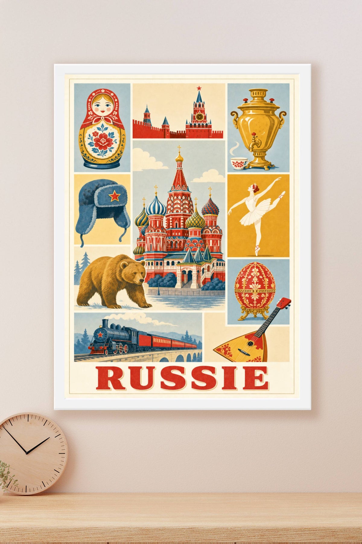 Poster de Russie, Affiche Clichés