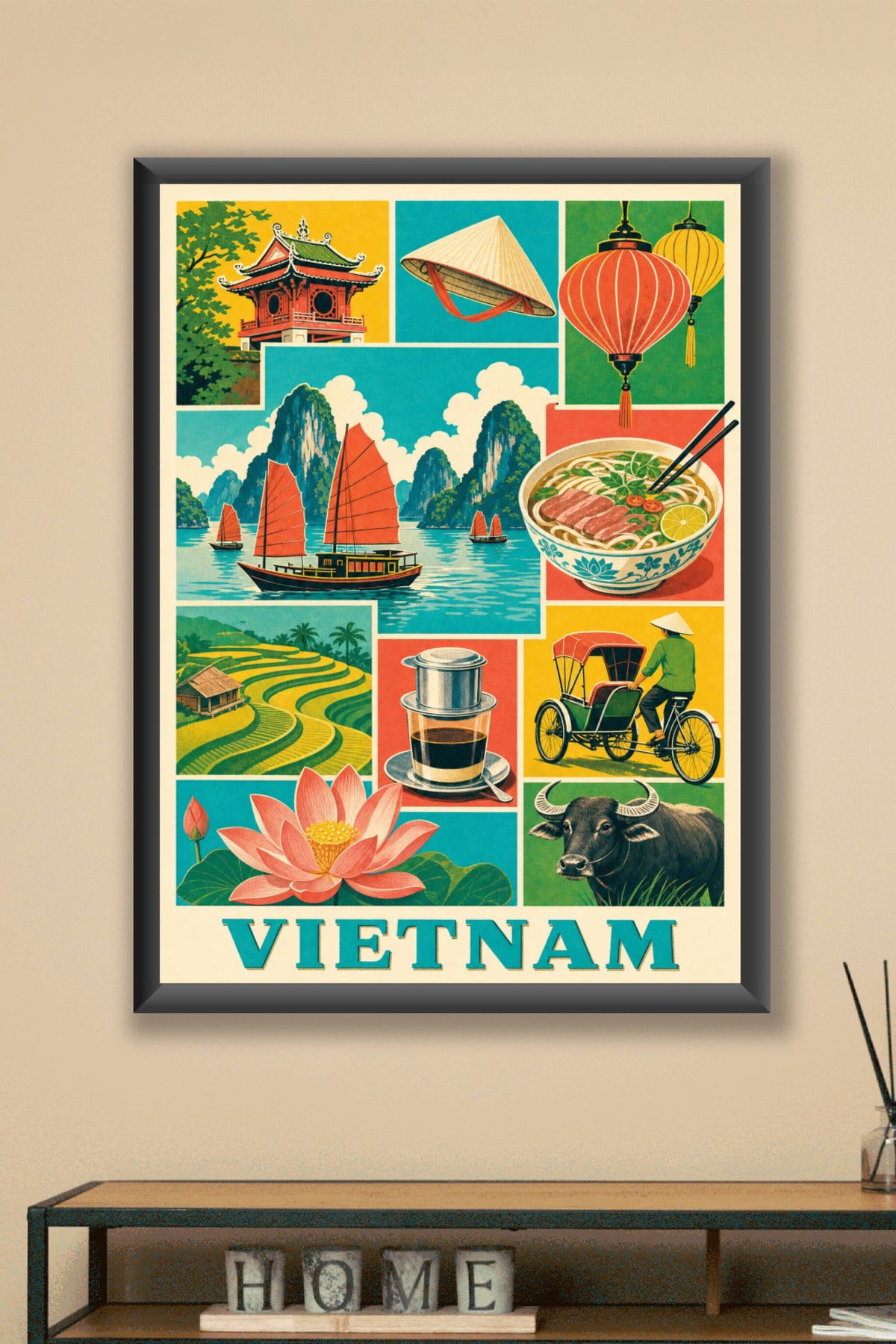 Poster du Vietnam, Affiche Clichés