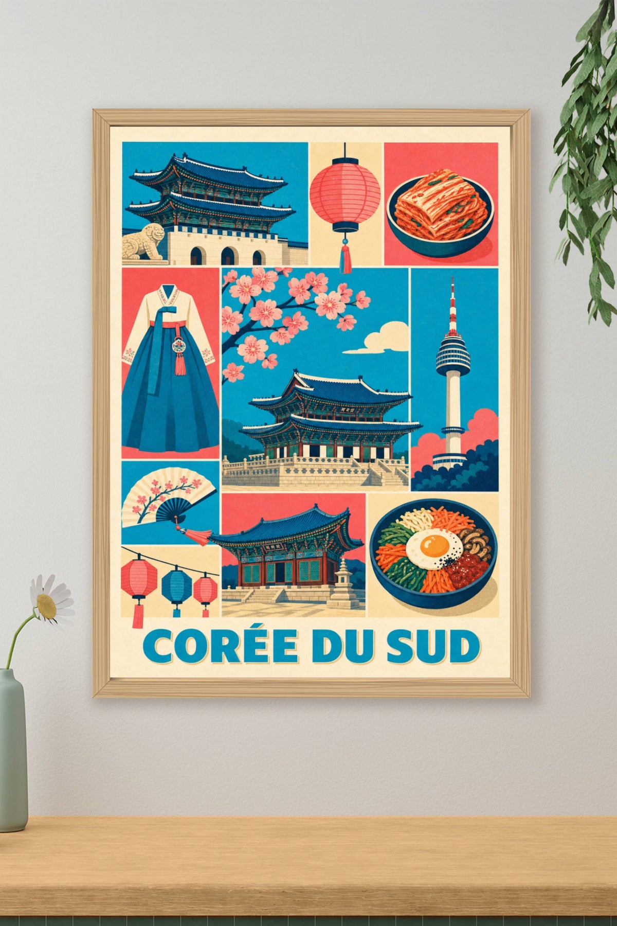 Poster de Corée du Sud, Affiche Clichés