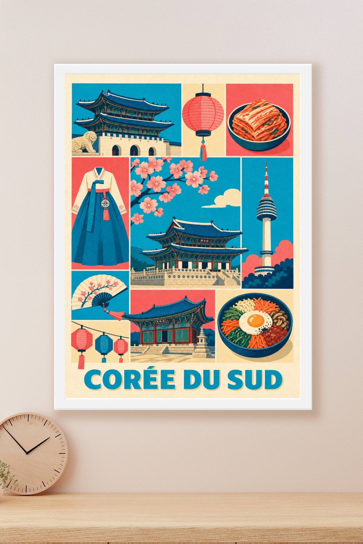 Poster de Corée du Sud, Affiche Clichés