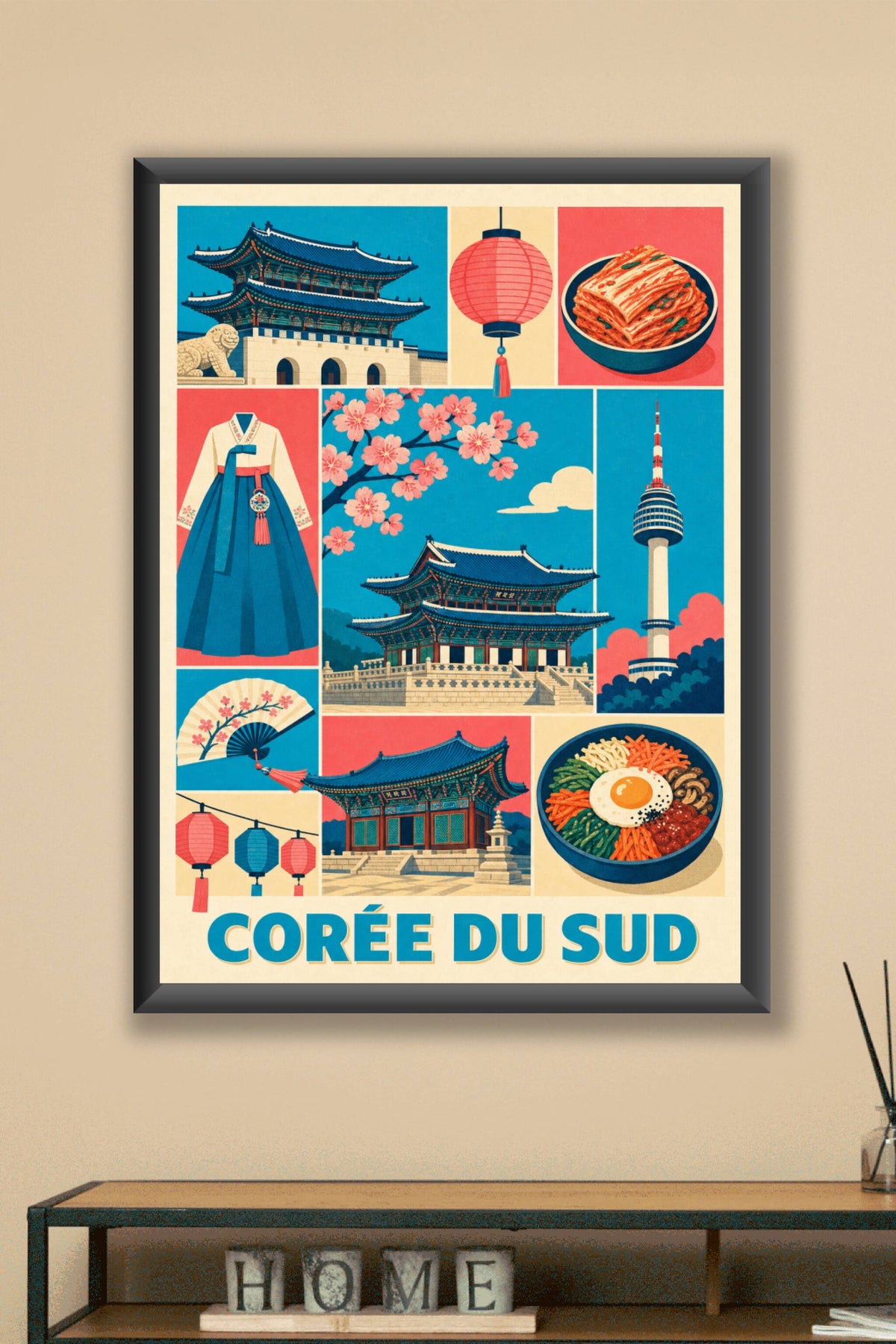 Poster de Corée du Sud, Affiche Clichés
