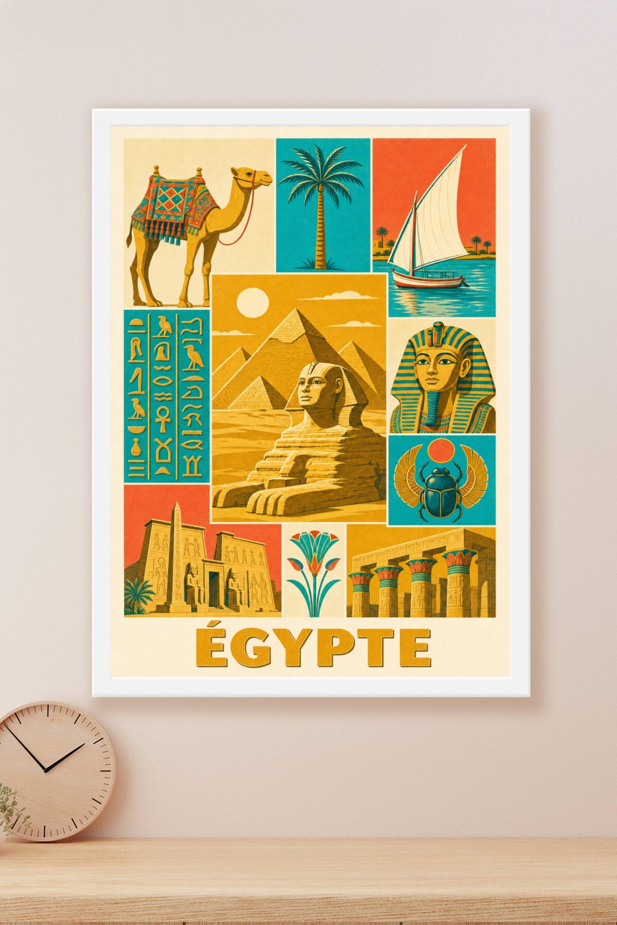 Poster d"égypte, Affiche Clichés