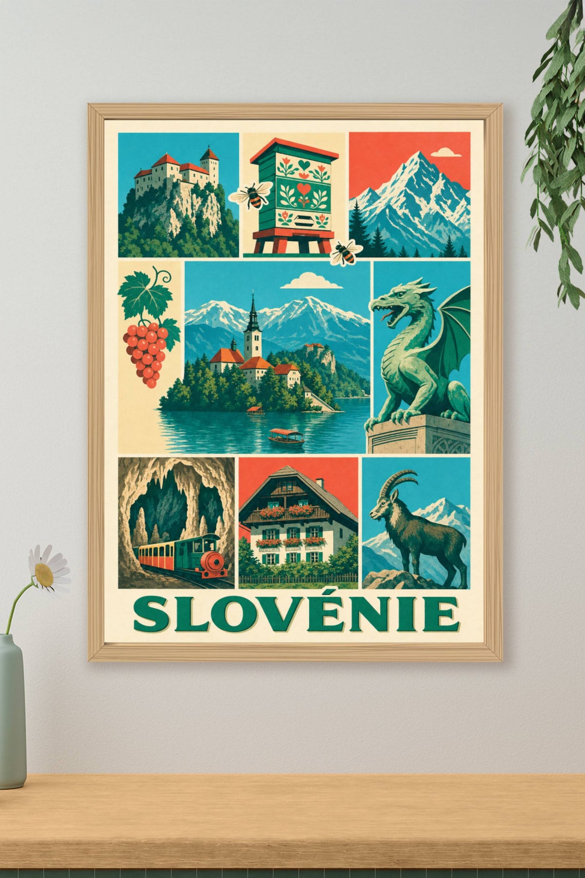 Poster de la Slovénie