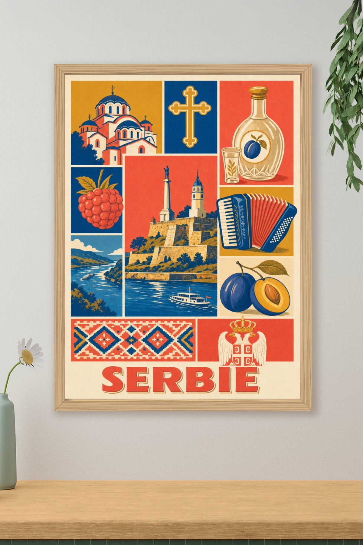 Poster de la Serbie