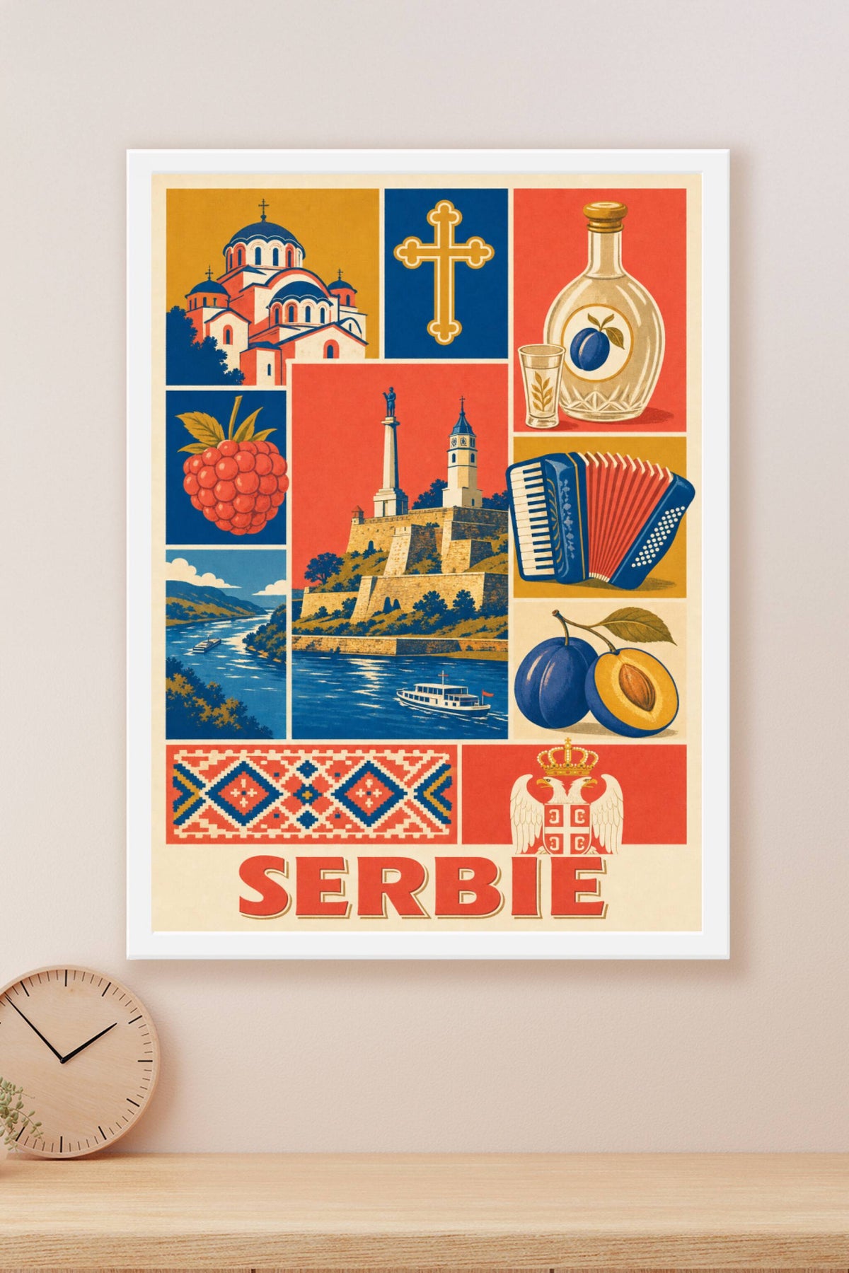Poster de la Serbie
