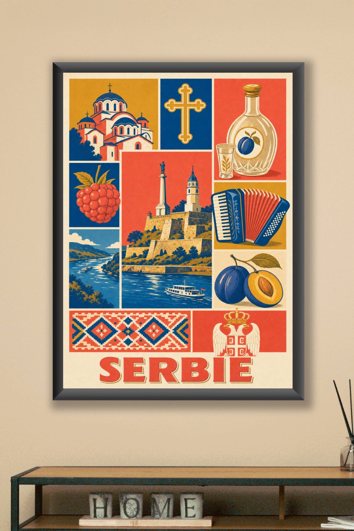 Poster de la Serbie