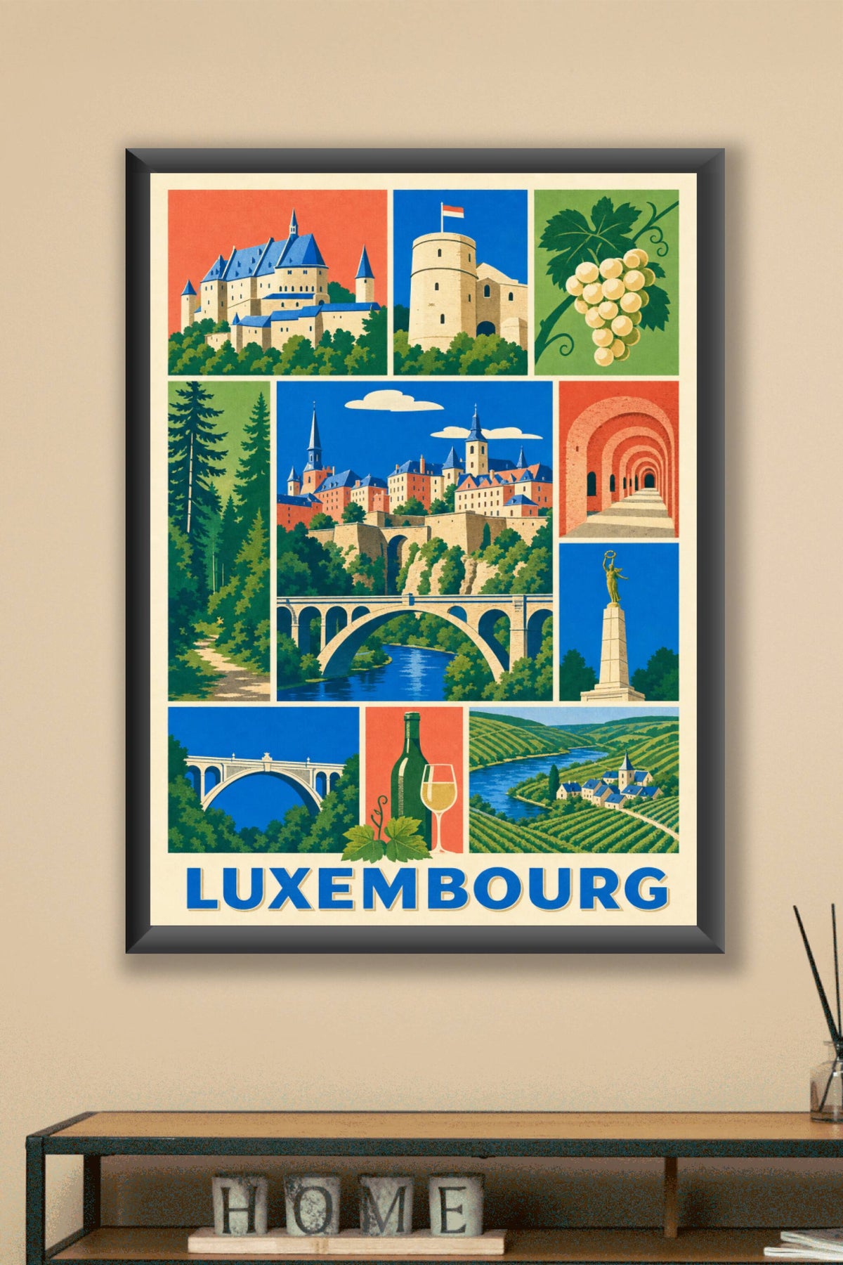 Poster du Luxembourg