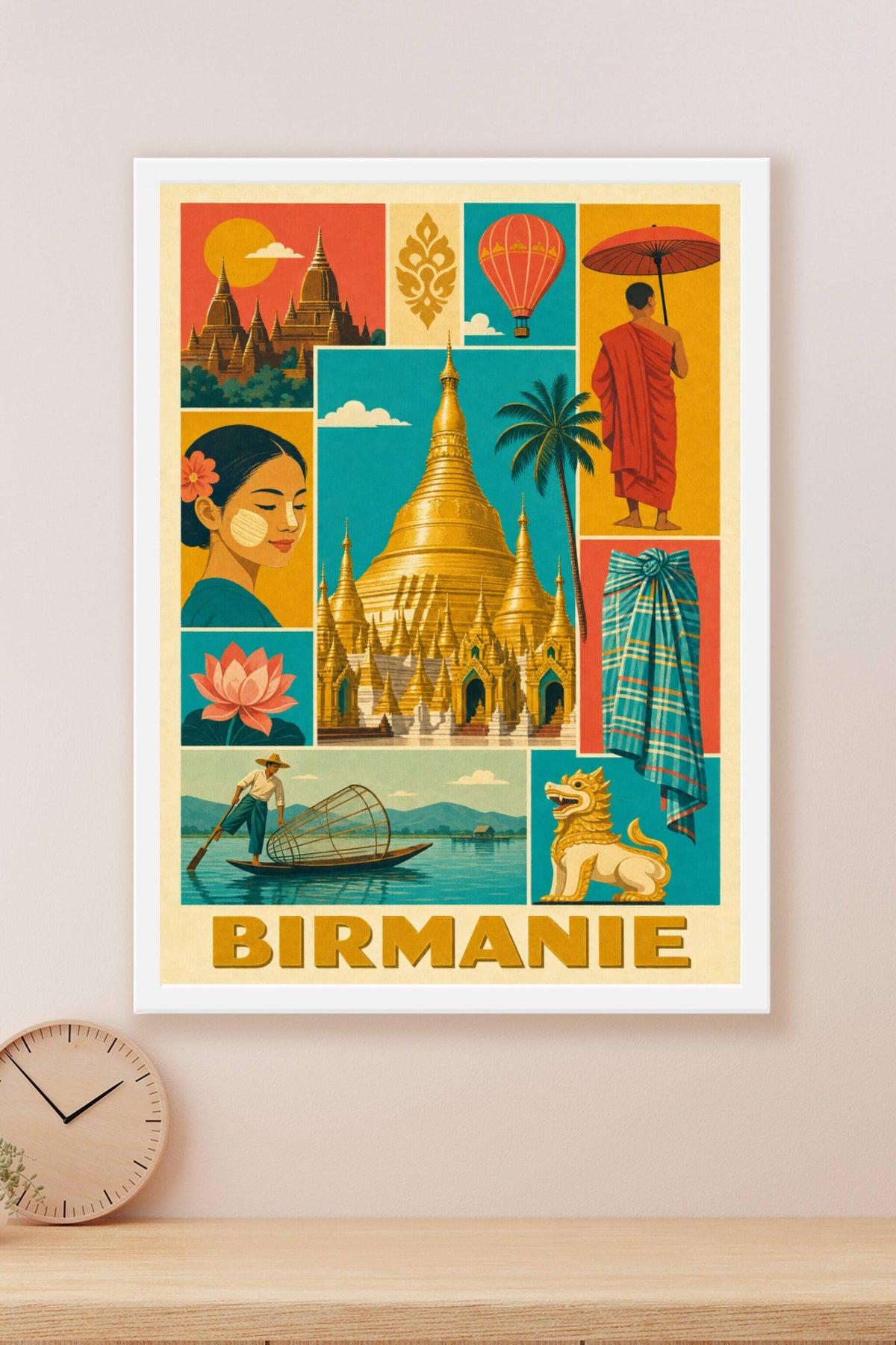 Poster de la Birmanie