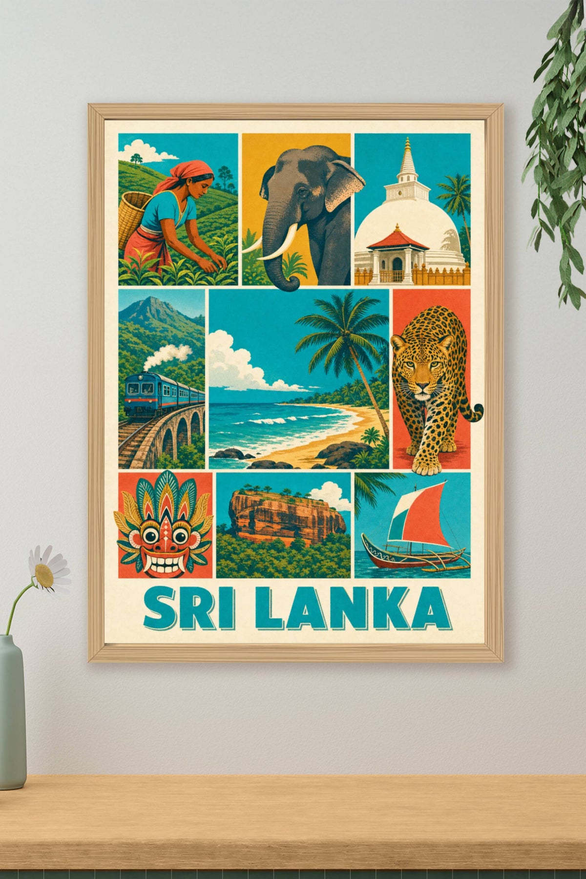 Poster du Sri Lanka