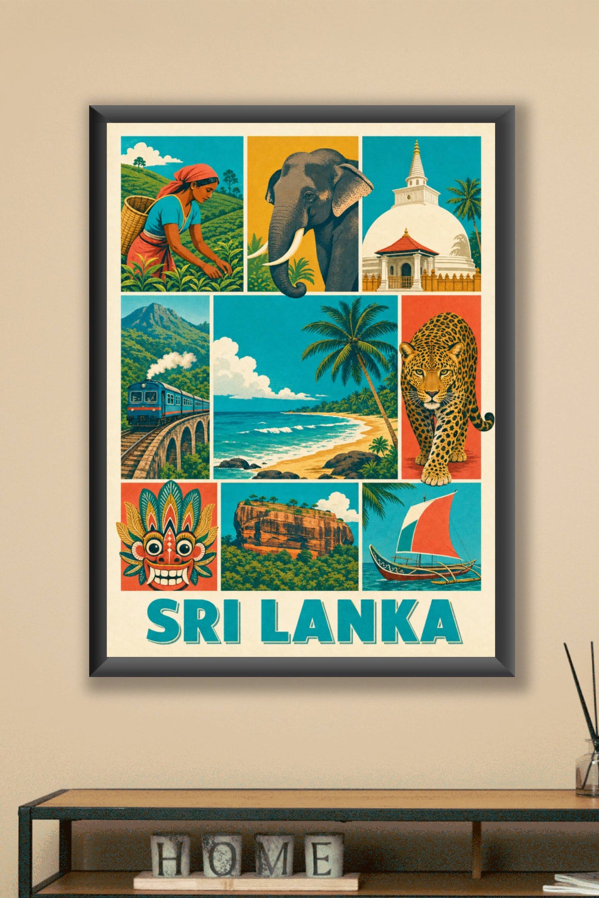 Poster du Sri Lanka