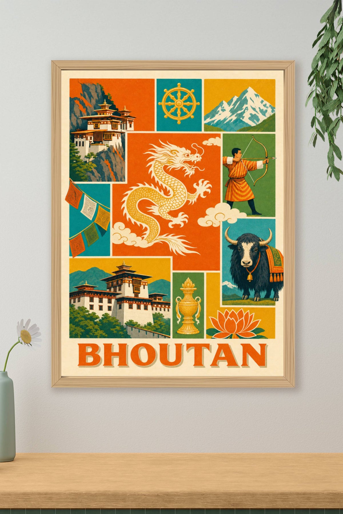 Poster du Bhoutan