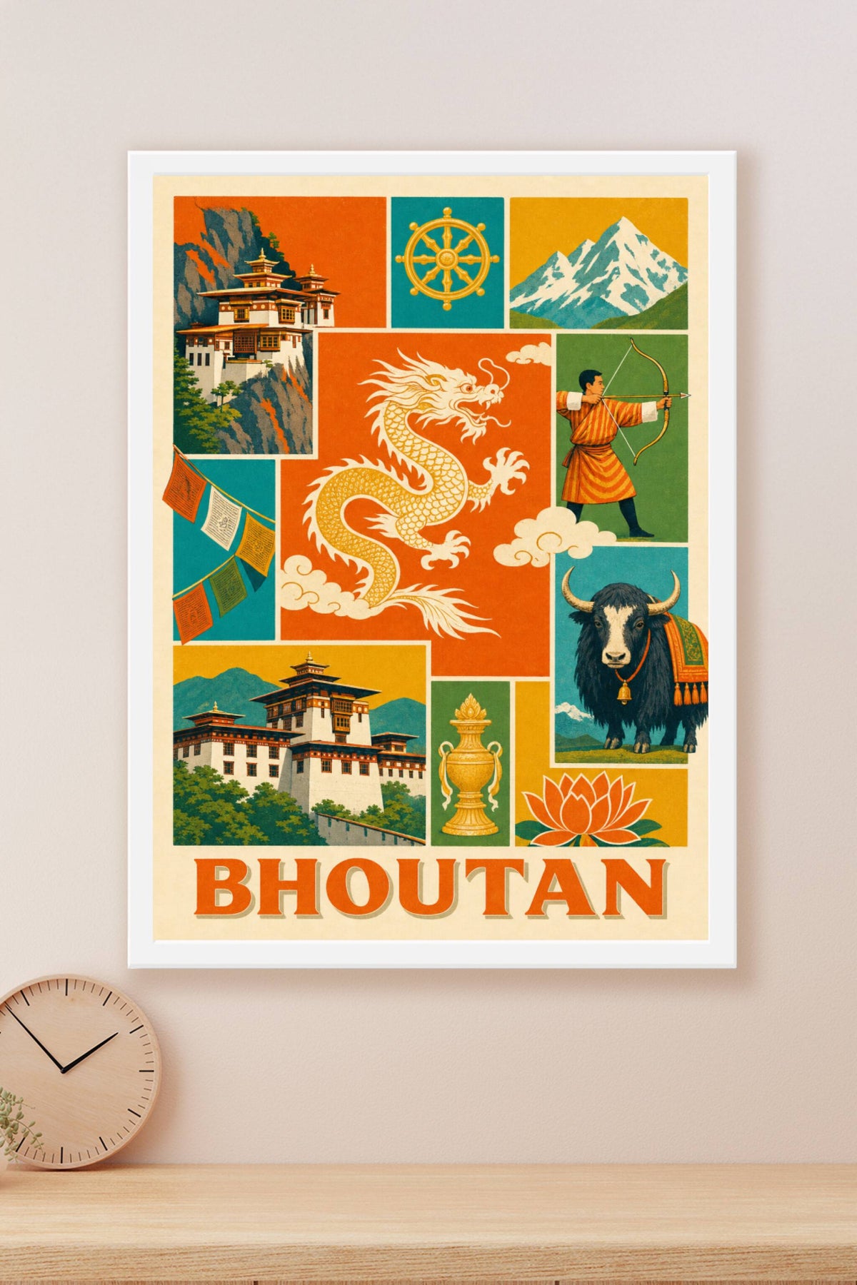 Poster du Bhoutan