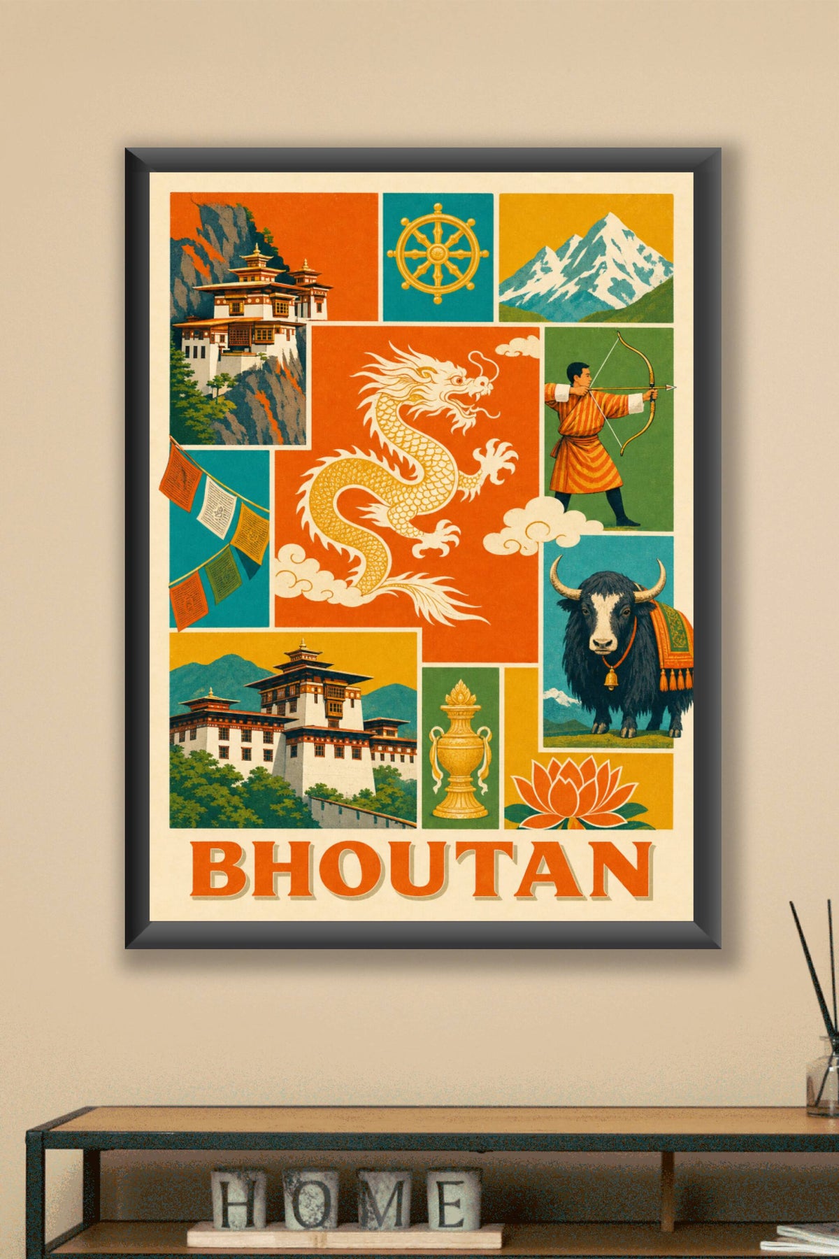 Poster du Bhoutan