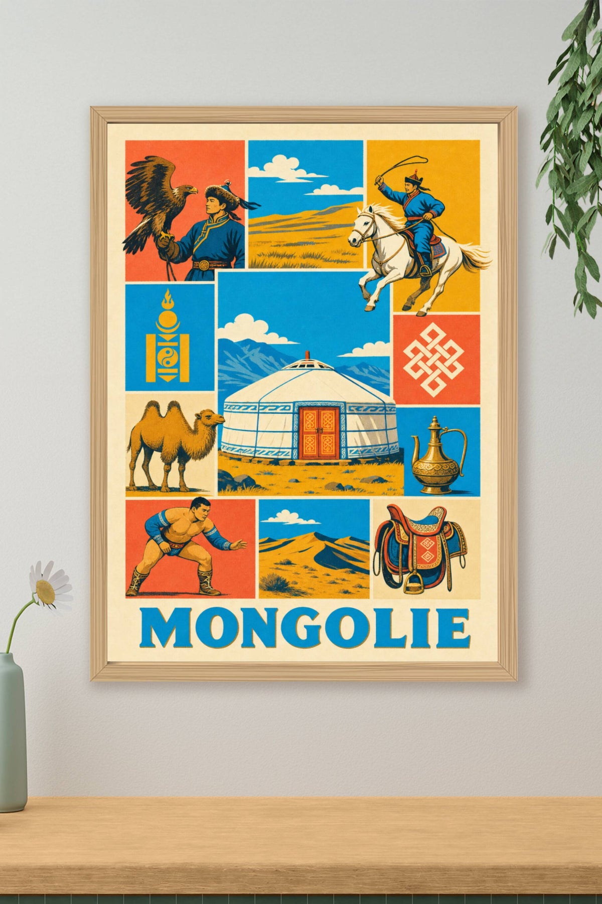 Poster de la Mongolie