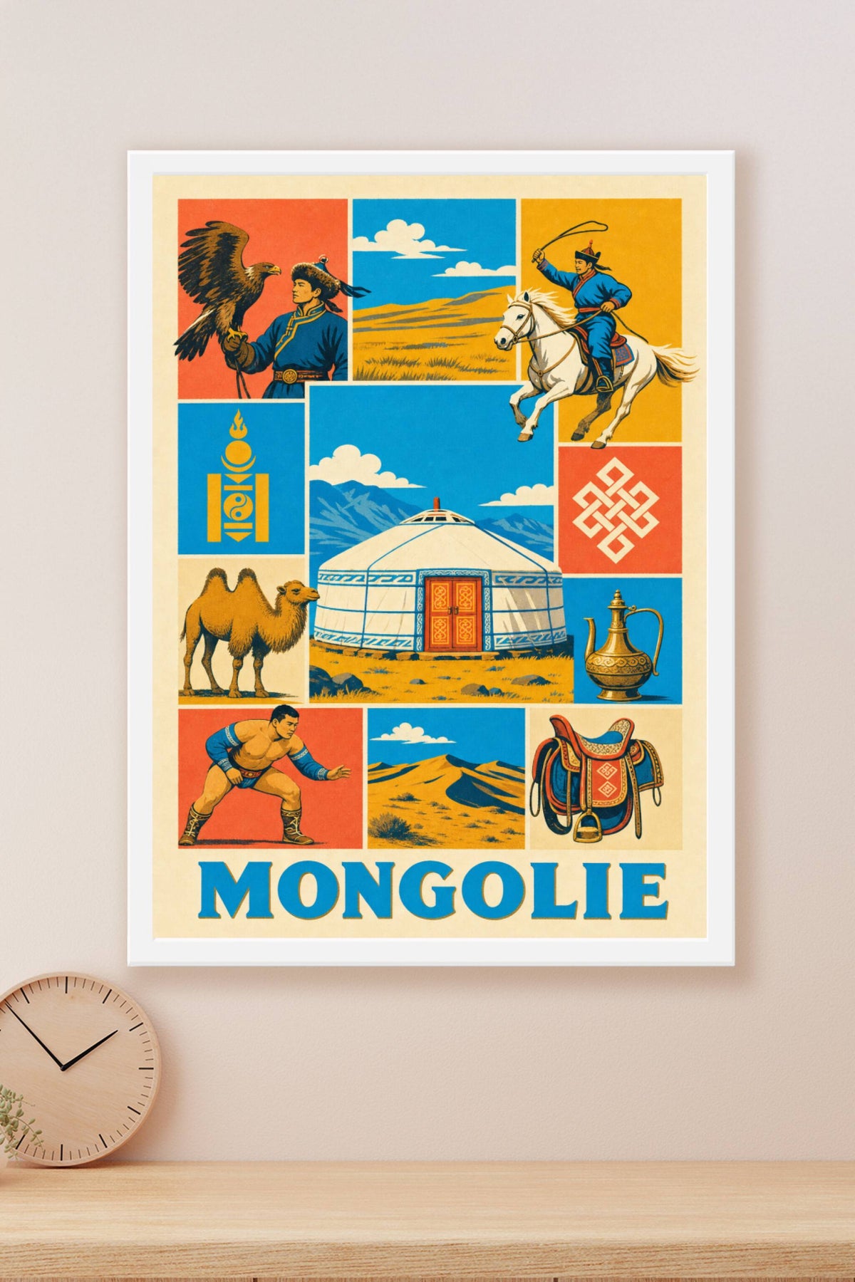 Poster de la Mongolie