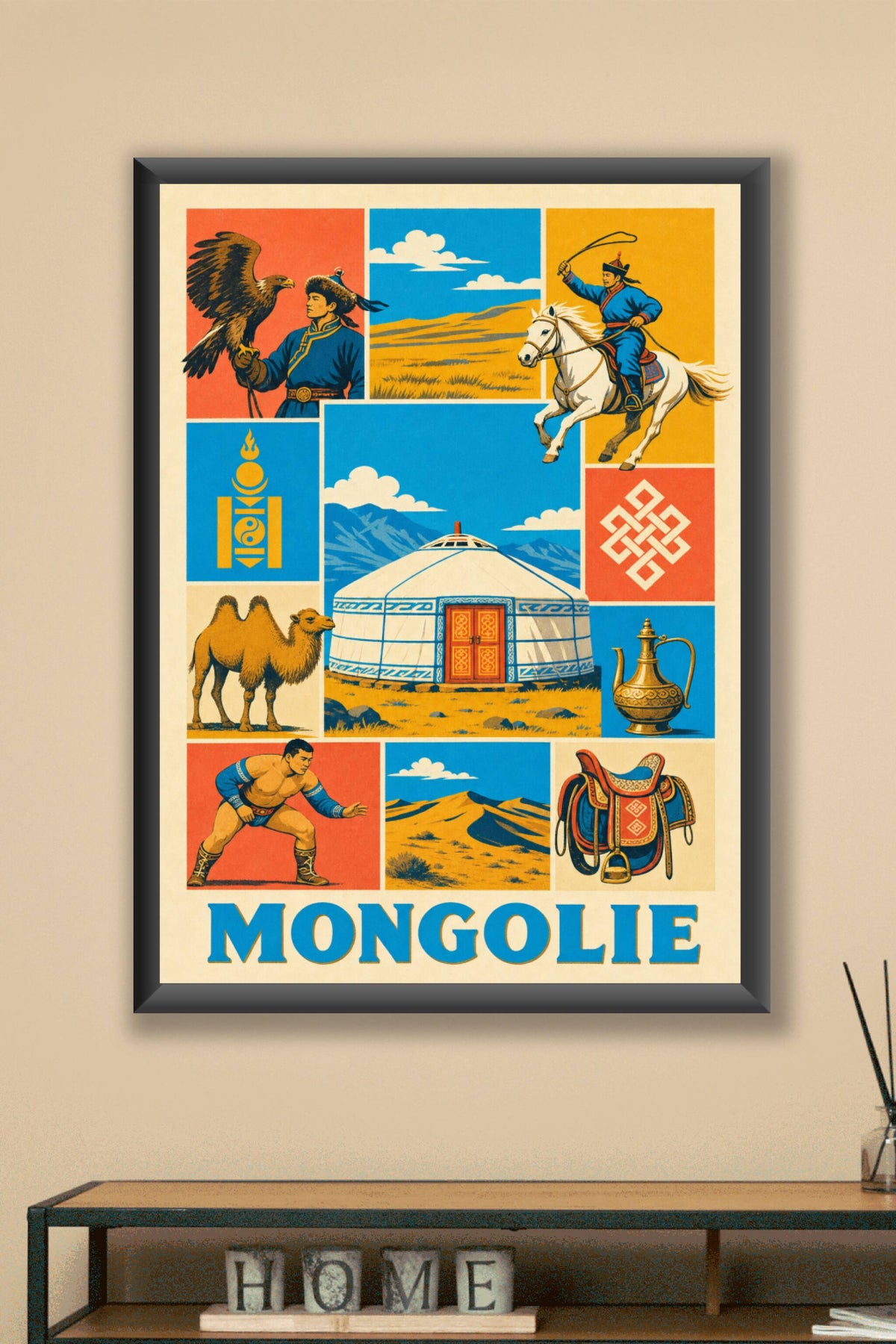 Poster de la Mongolie