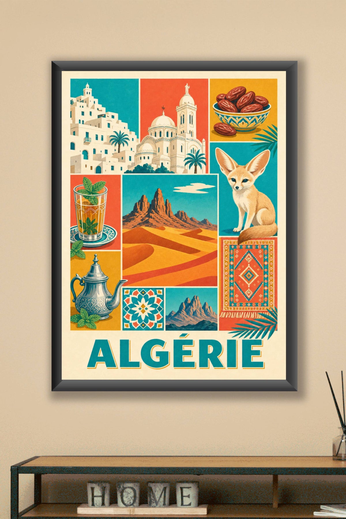 Poster de l'Algérie