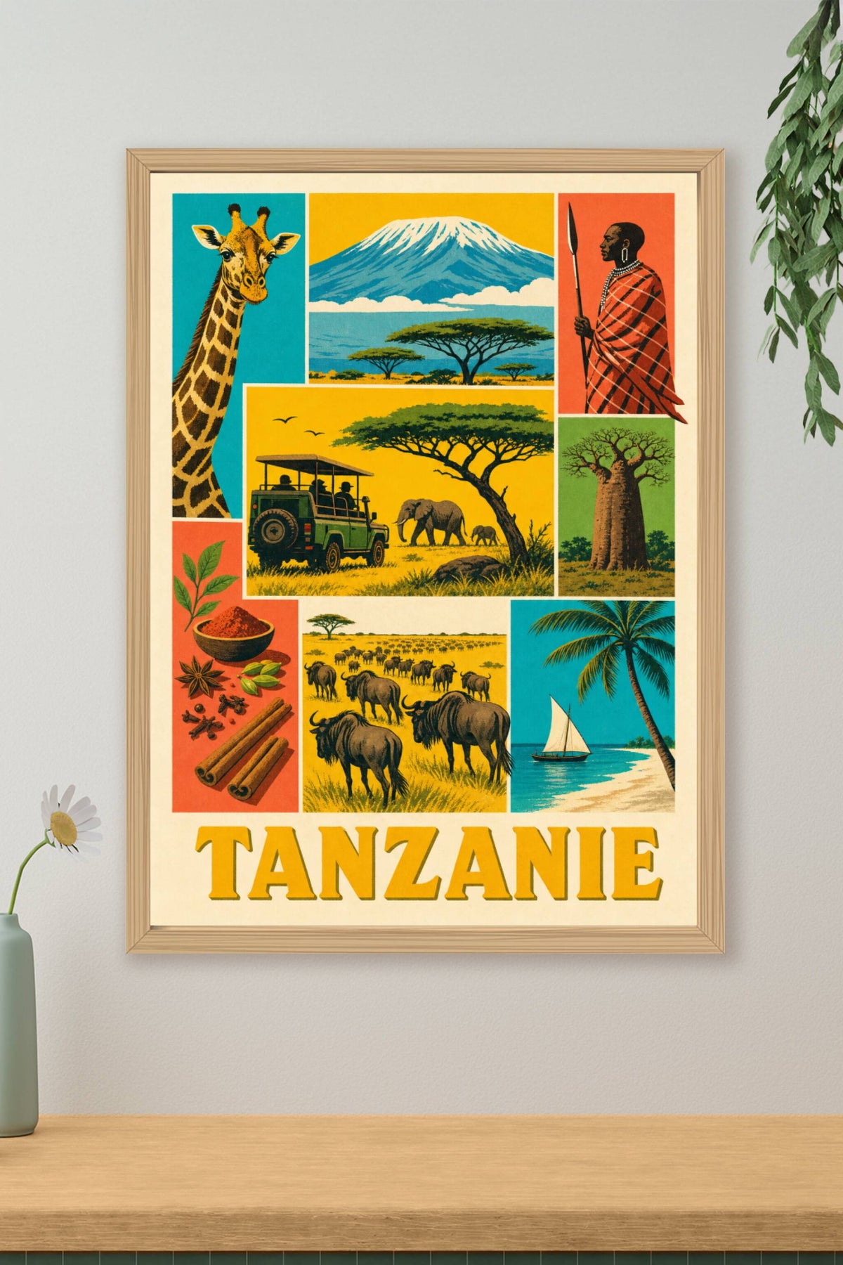 Poster de la Tanzanie