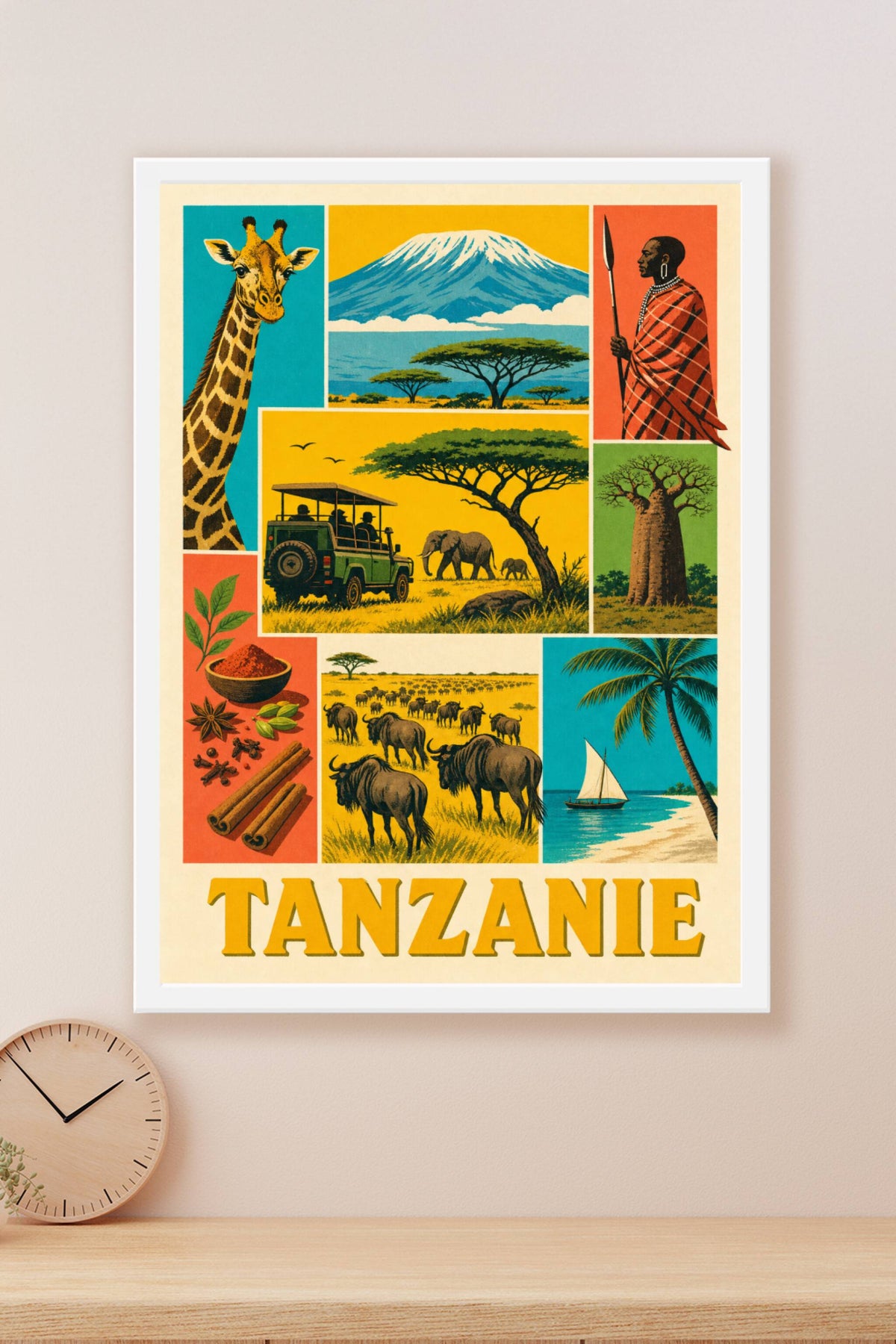 Poster de la Tanzanie