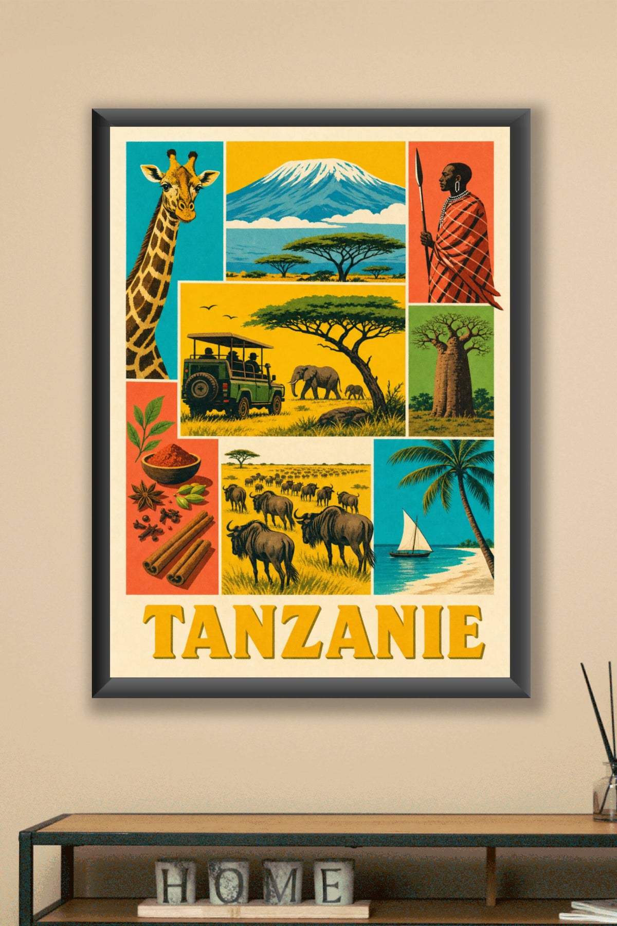 Poster de la Tanzanie