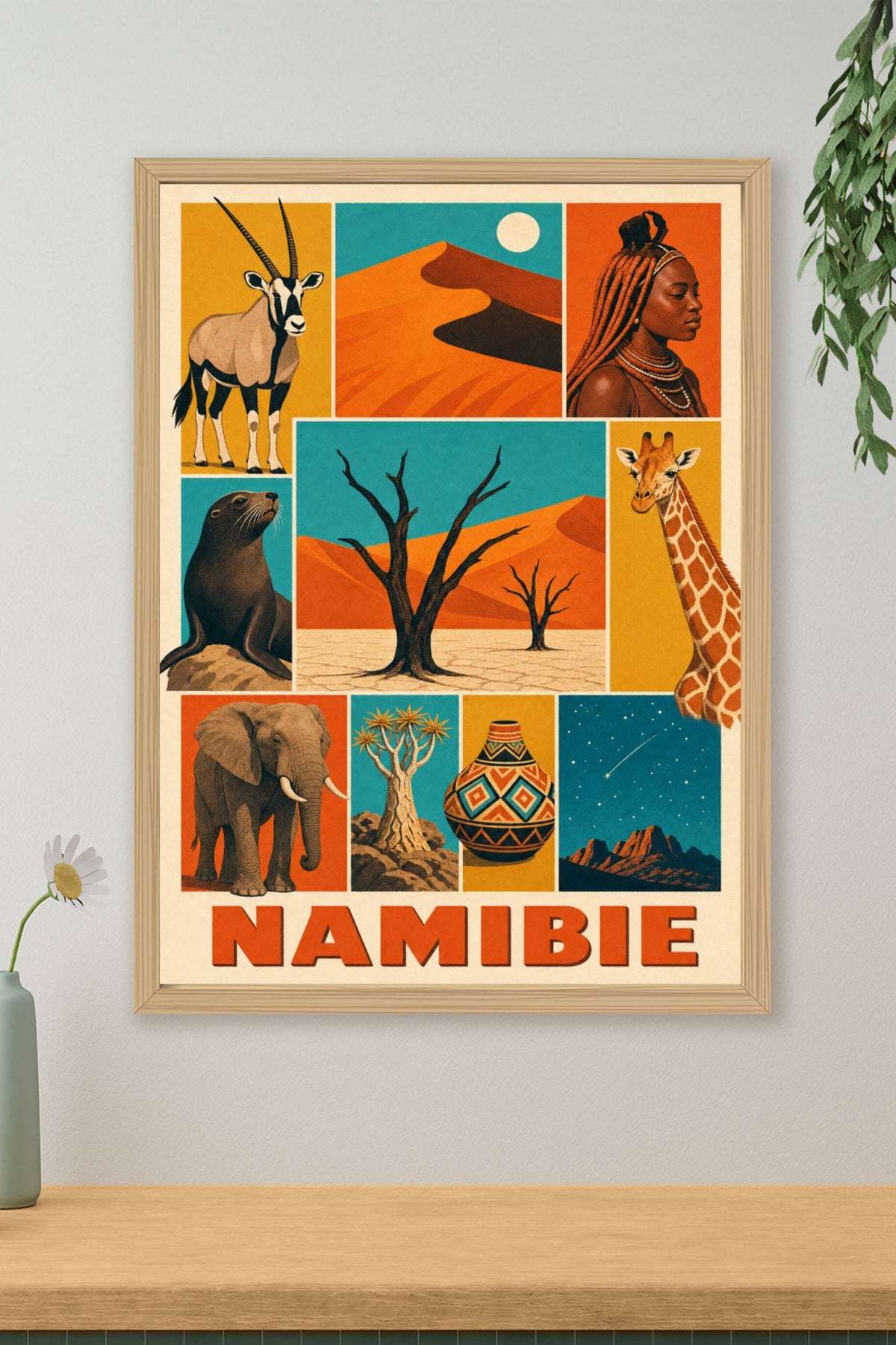 Poster de la Namibie