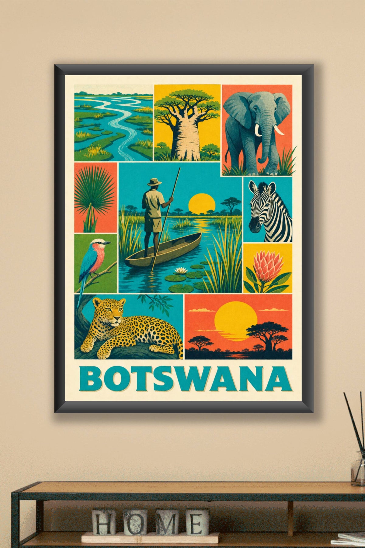 Poster du Botswana