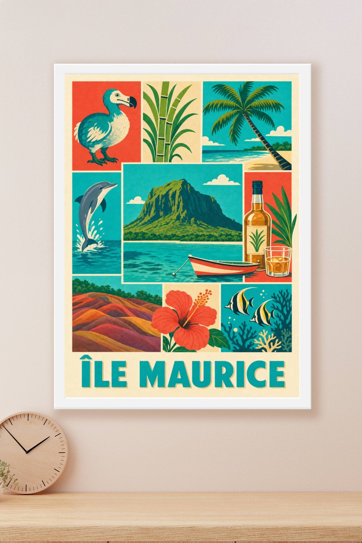 Poster de l'île Maurice