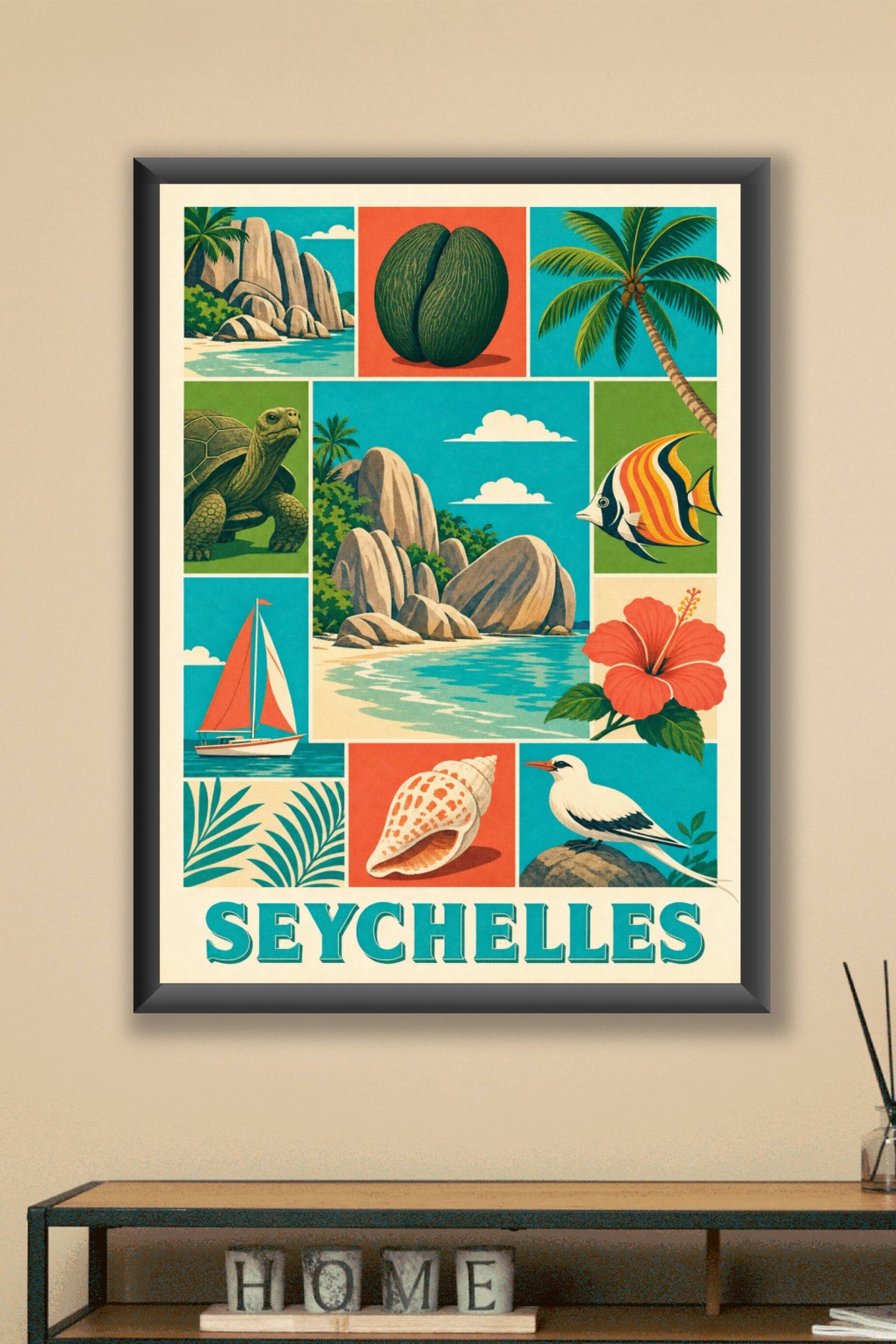 Poster des Seychelles