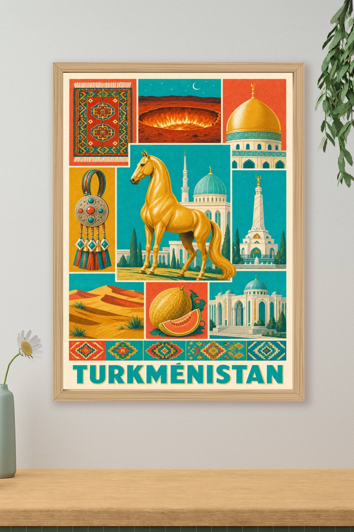 Poster du Turkménistan
