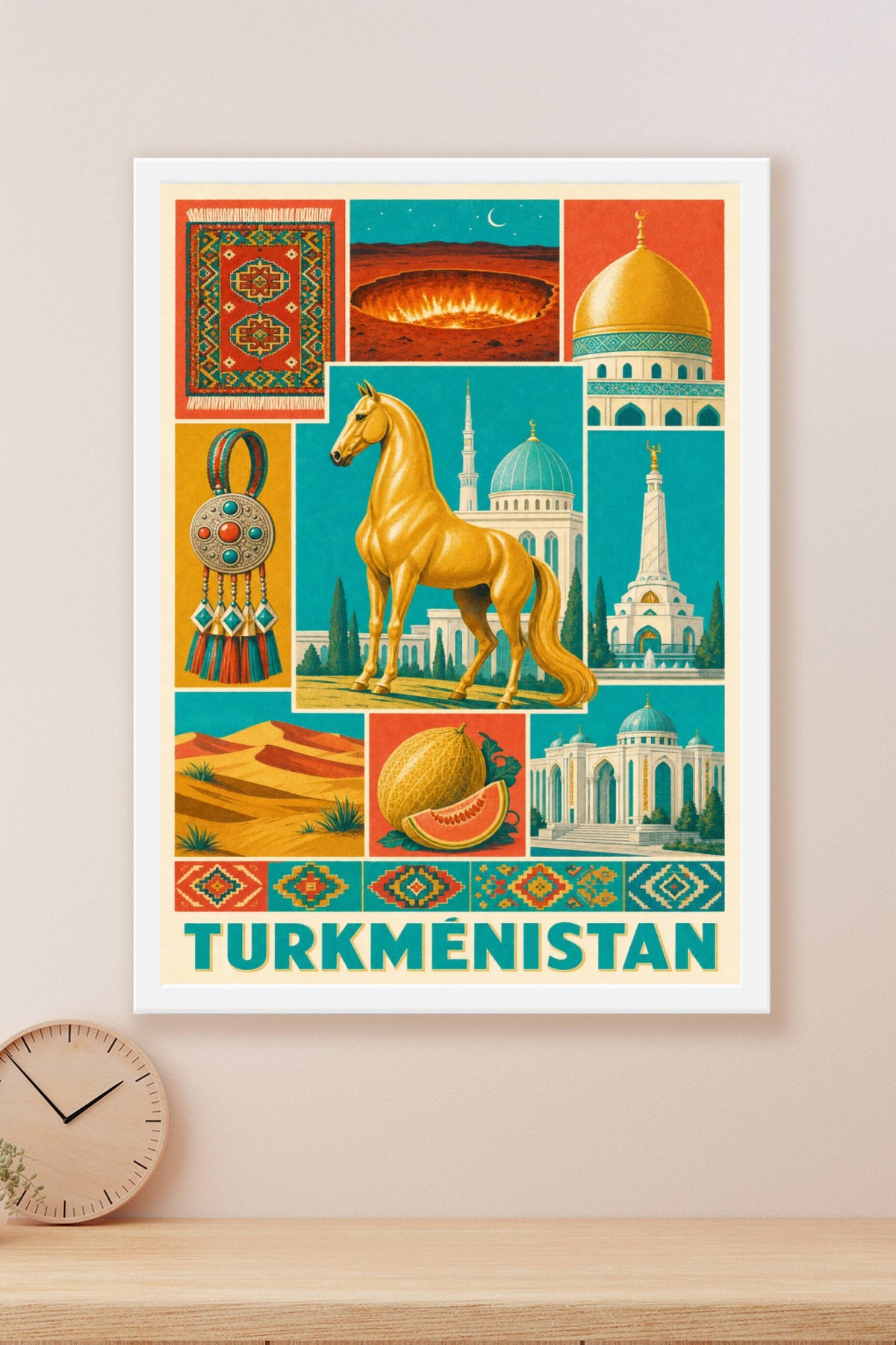Poster du Turkménistan