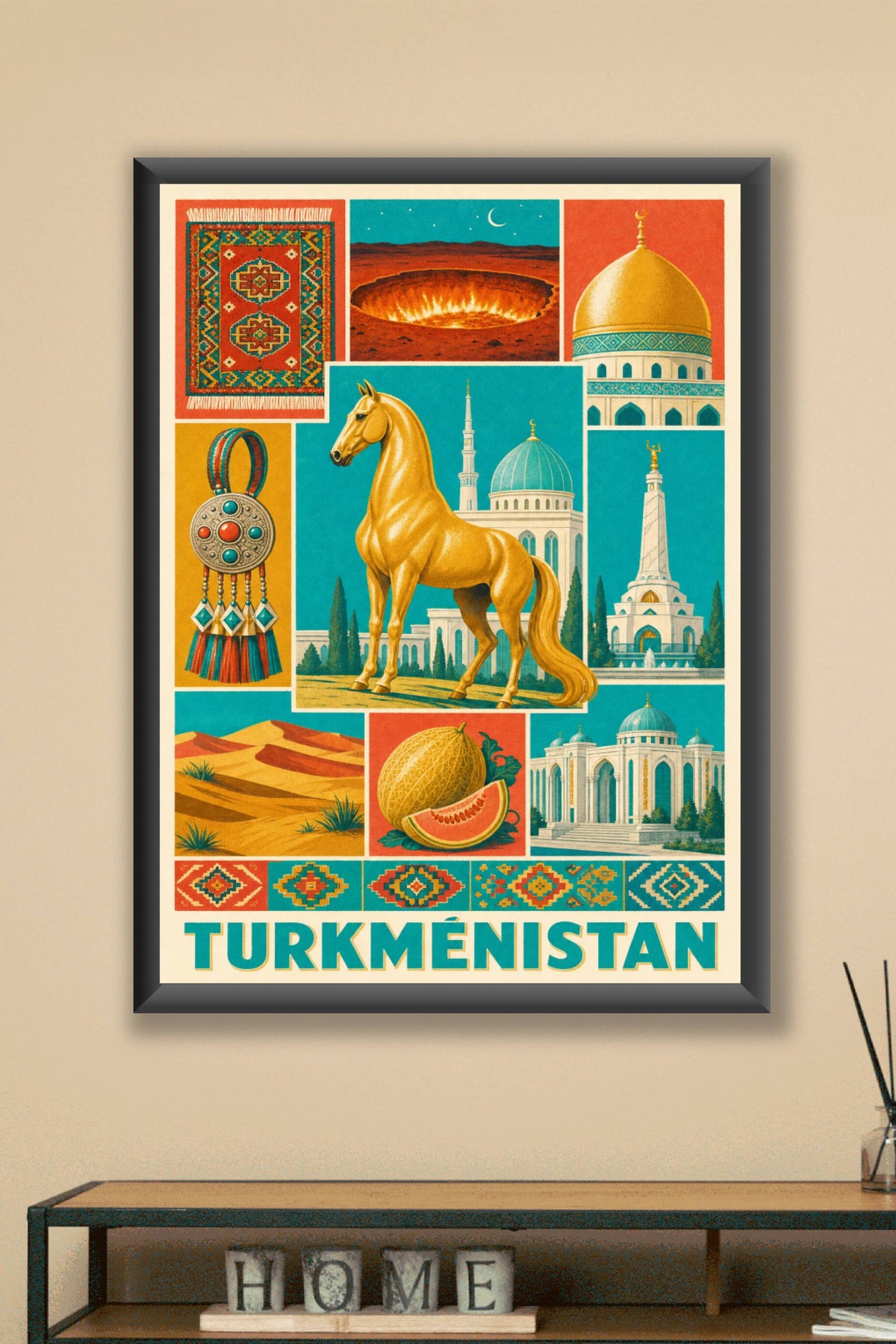 Poster du Turkménistan