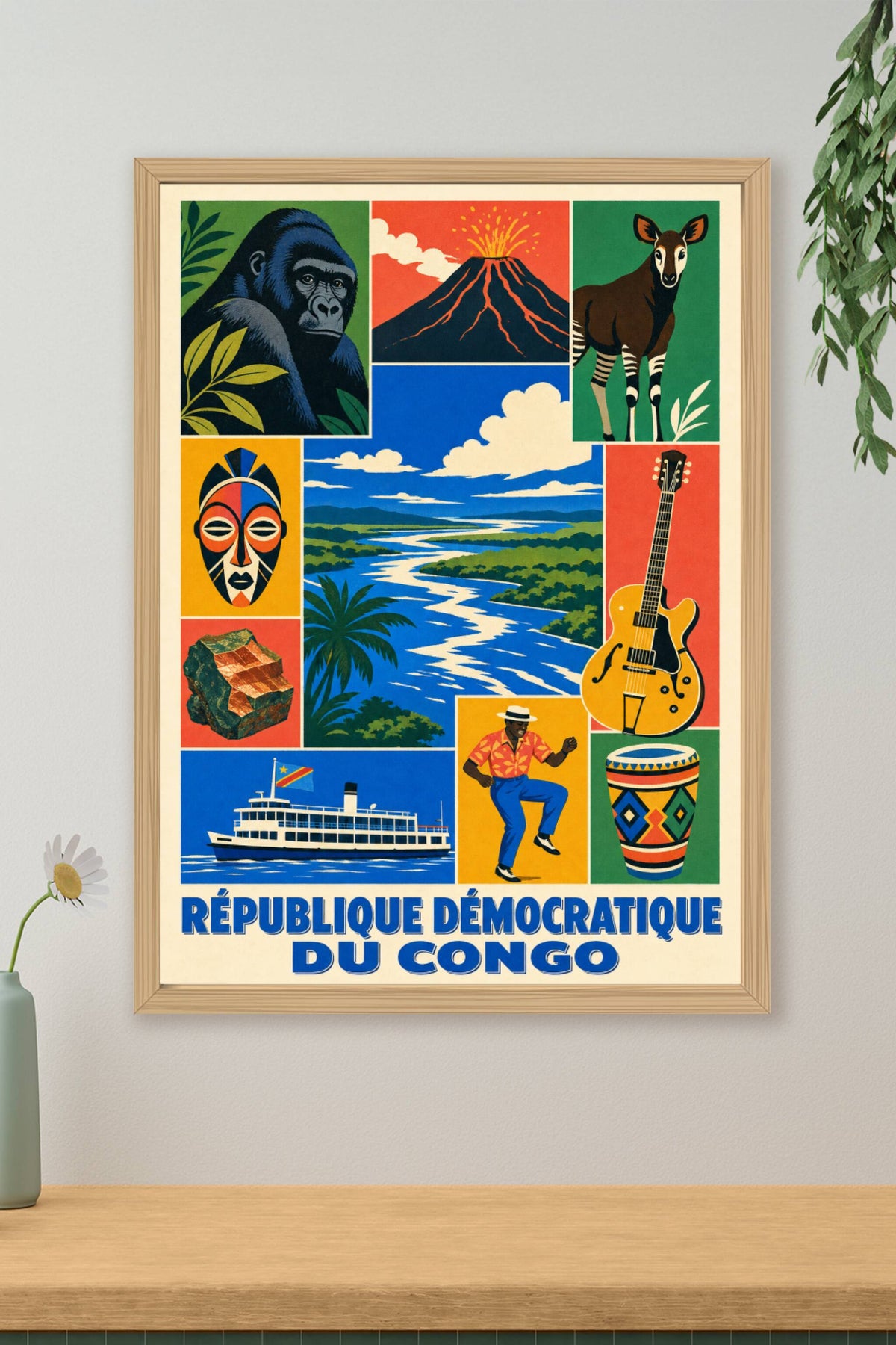Poster de la République démocratique du Congo