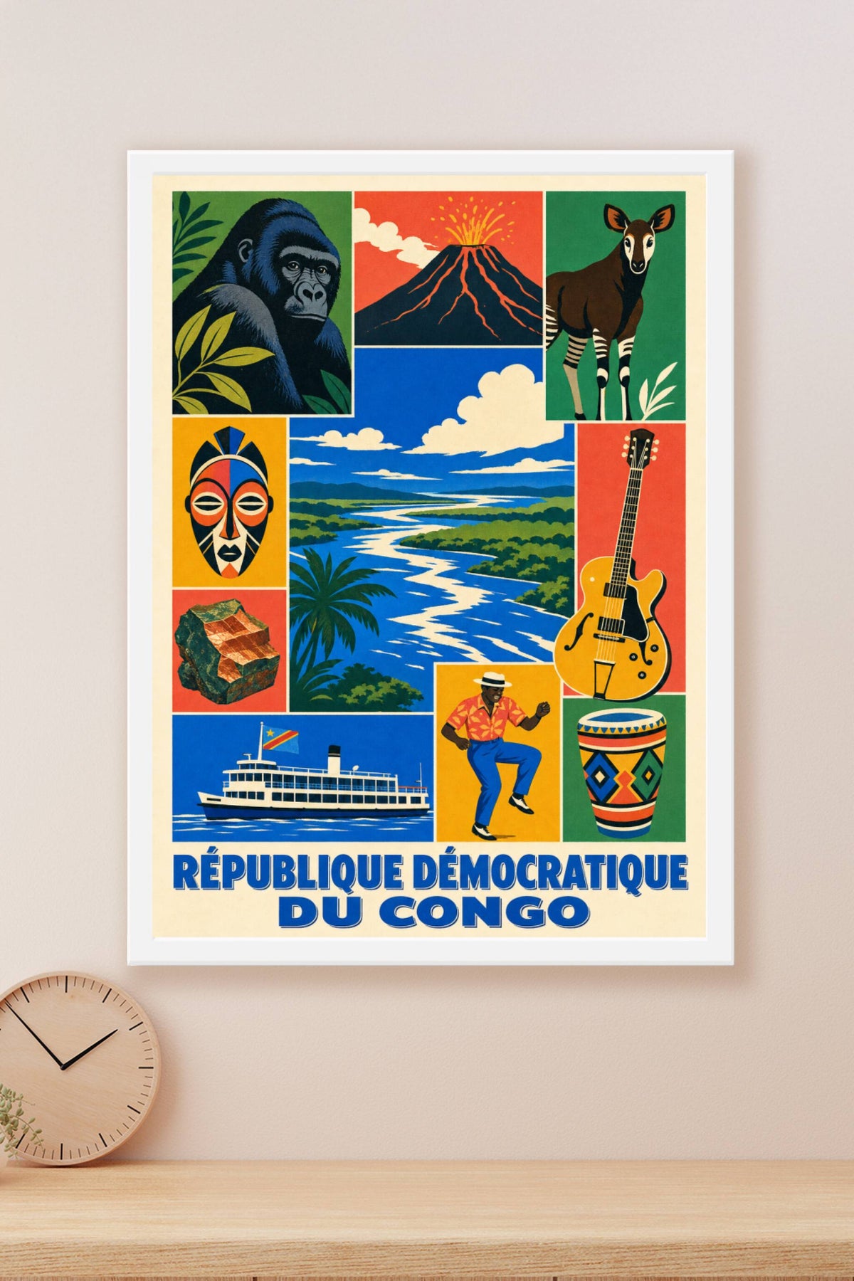 Poster de la République démocratique du Congo