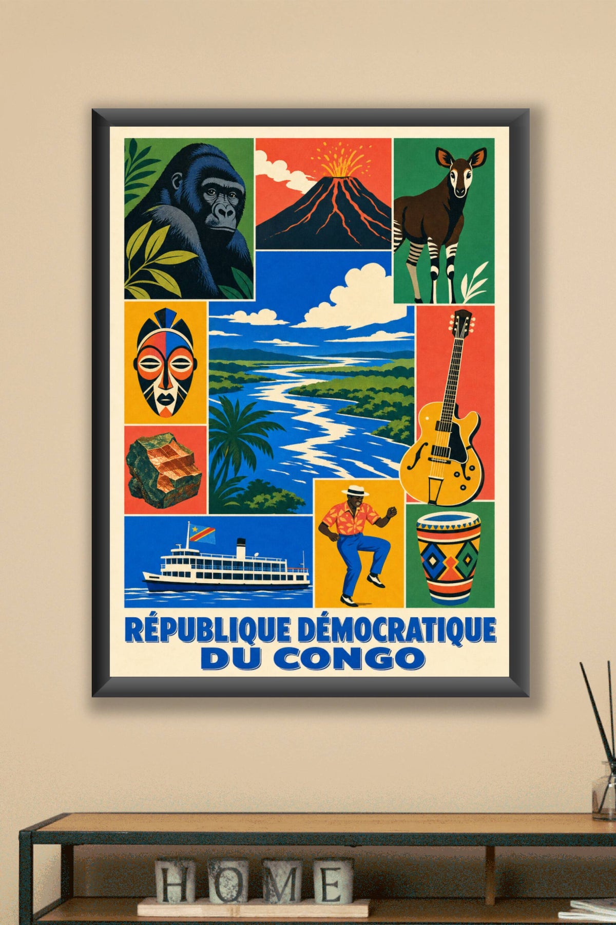 Poster de la République démocratique du Congo