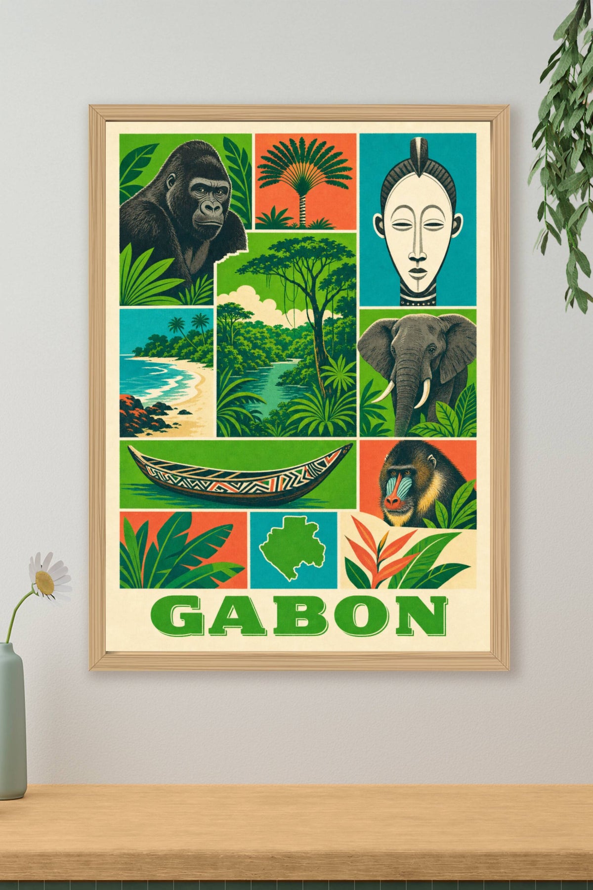 Poster du Gabon