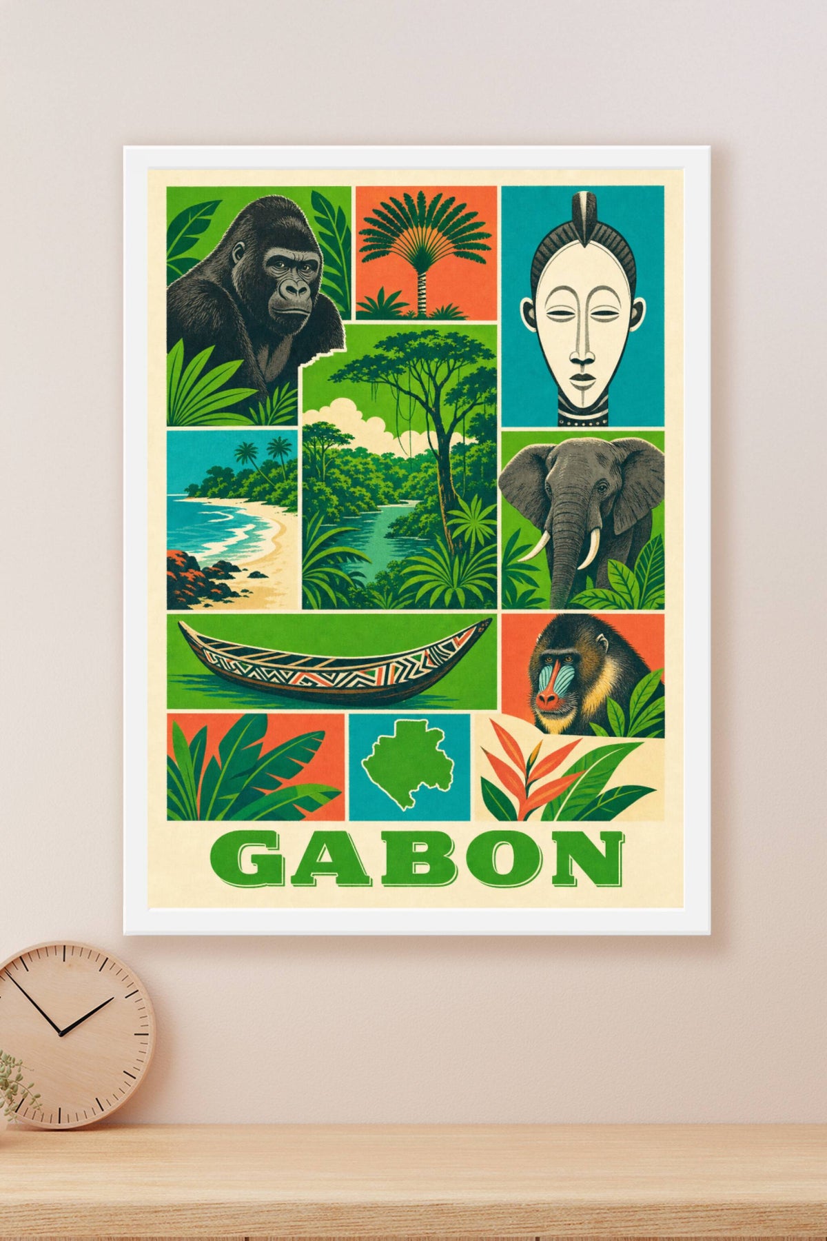Poster du Gabon