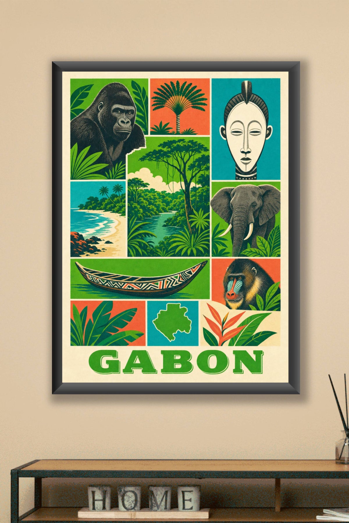 Poster du Gabon