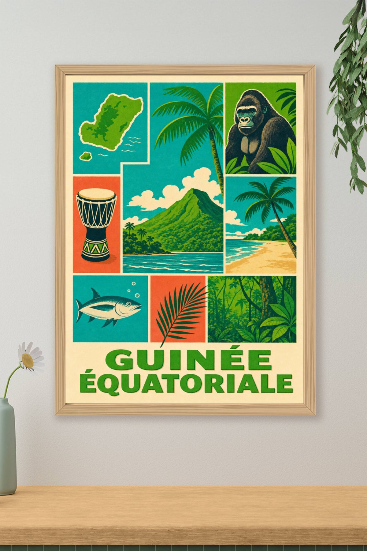 Poster de la Guinée équatoriale