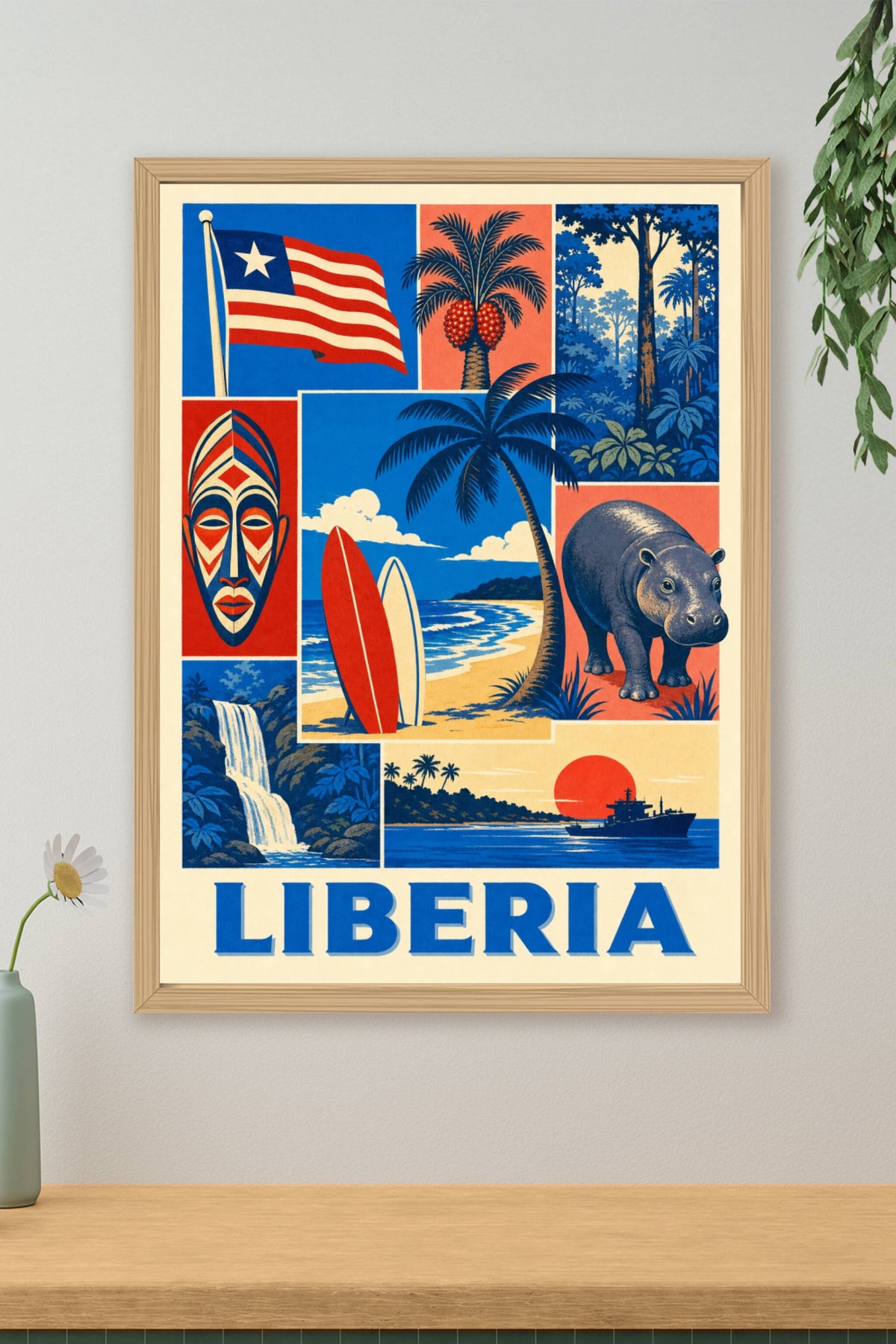 Poster du Liberia