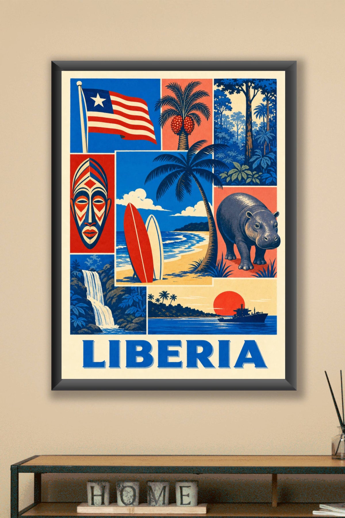 Poster du Liberia