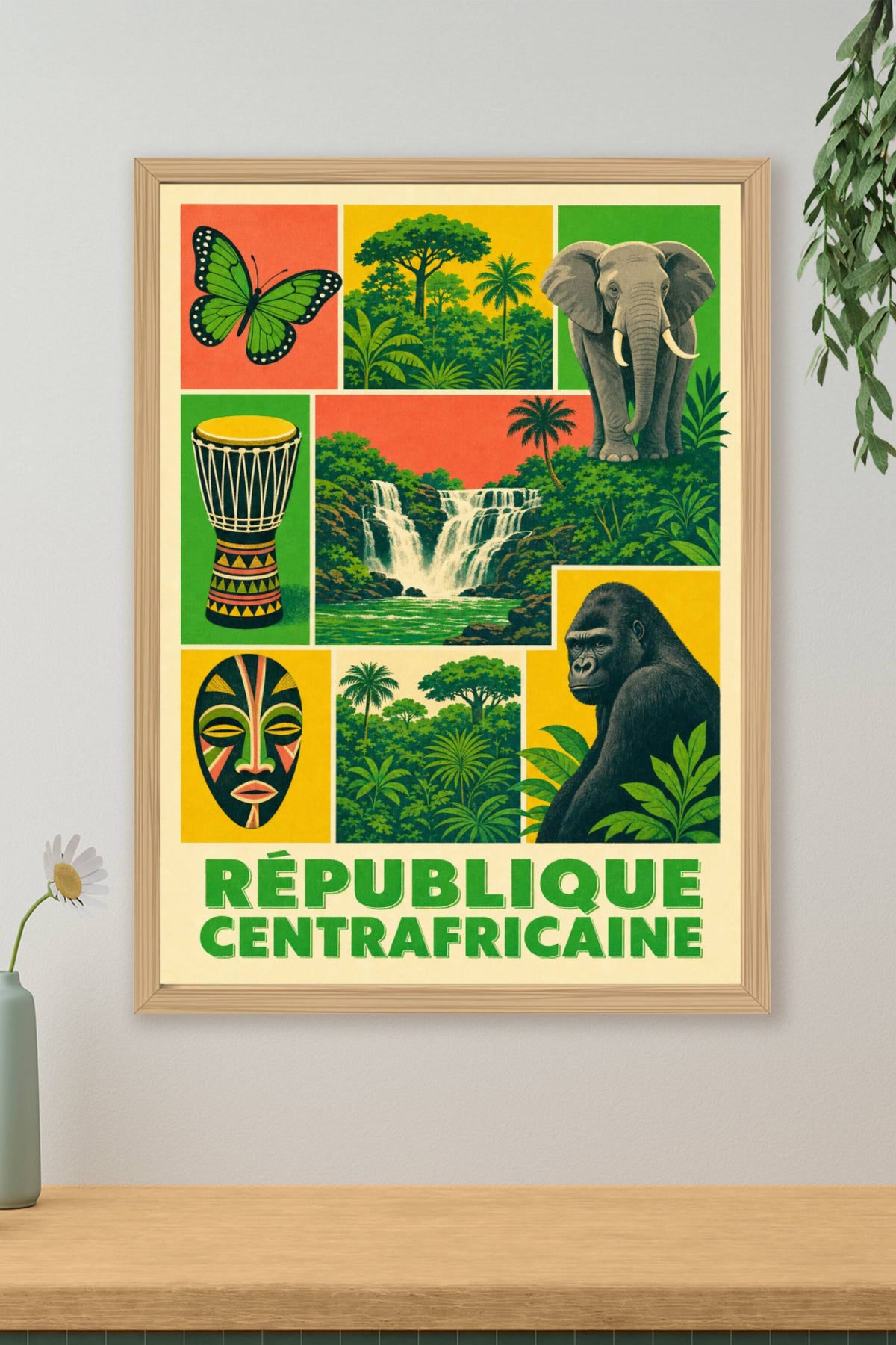 Poster de la République centrafricaine