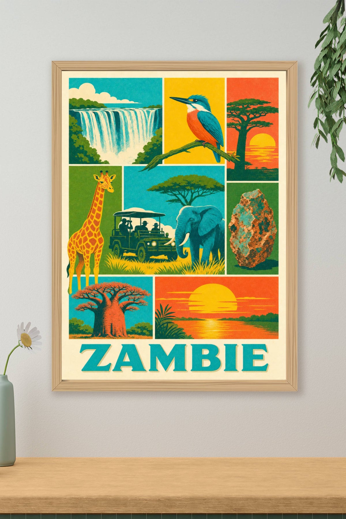 Poster de la Zambie