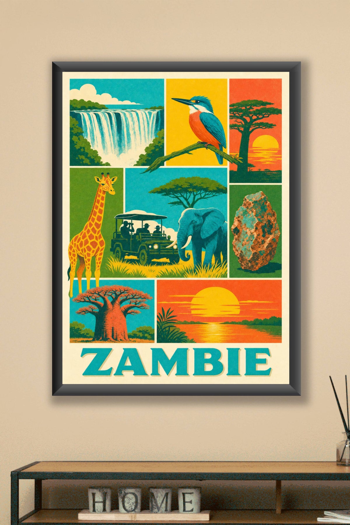 Poster de la Zambie