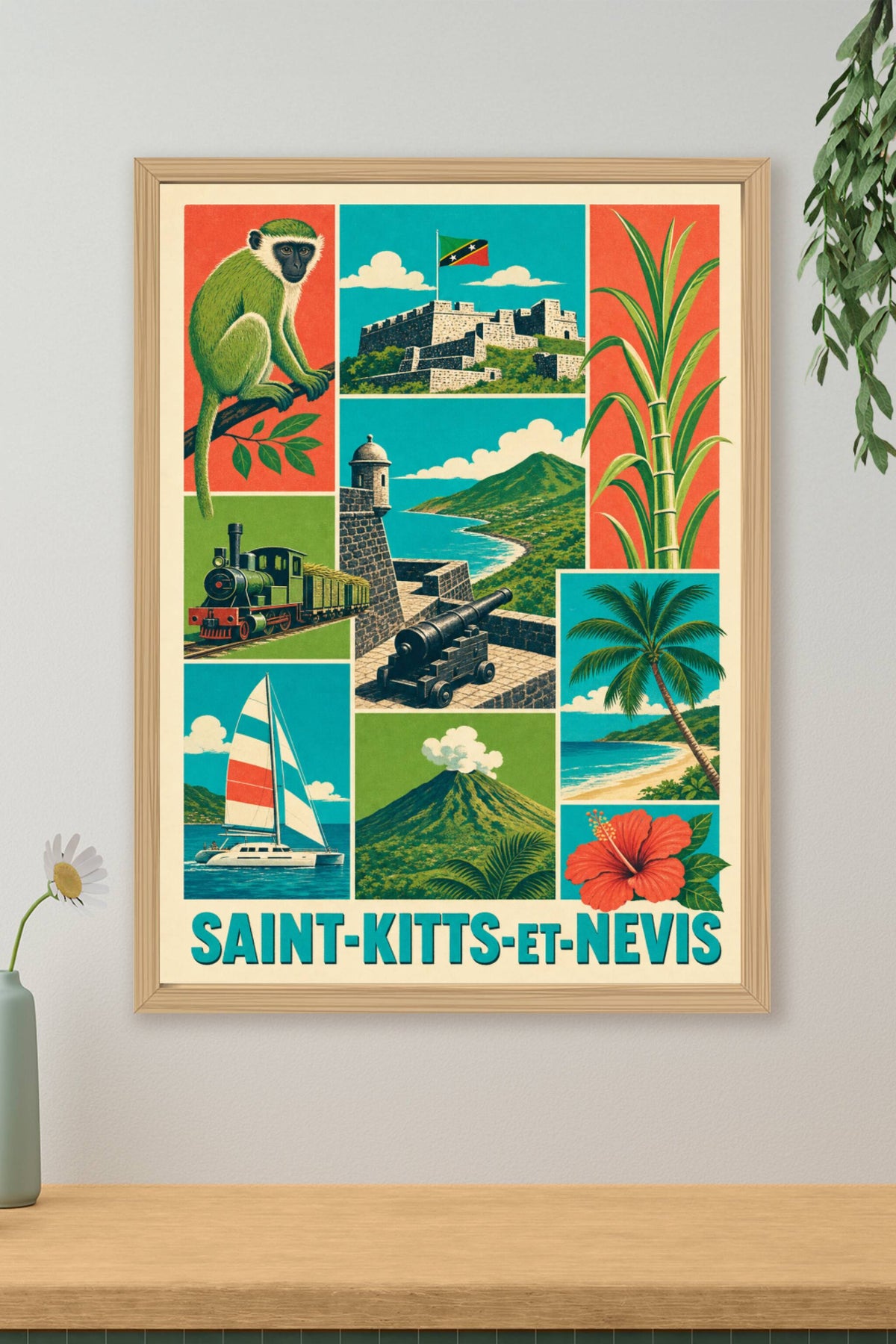 Poster de Saint-Kitts-et-Nevis