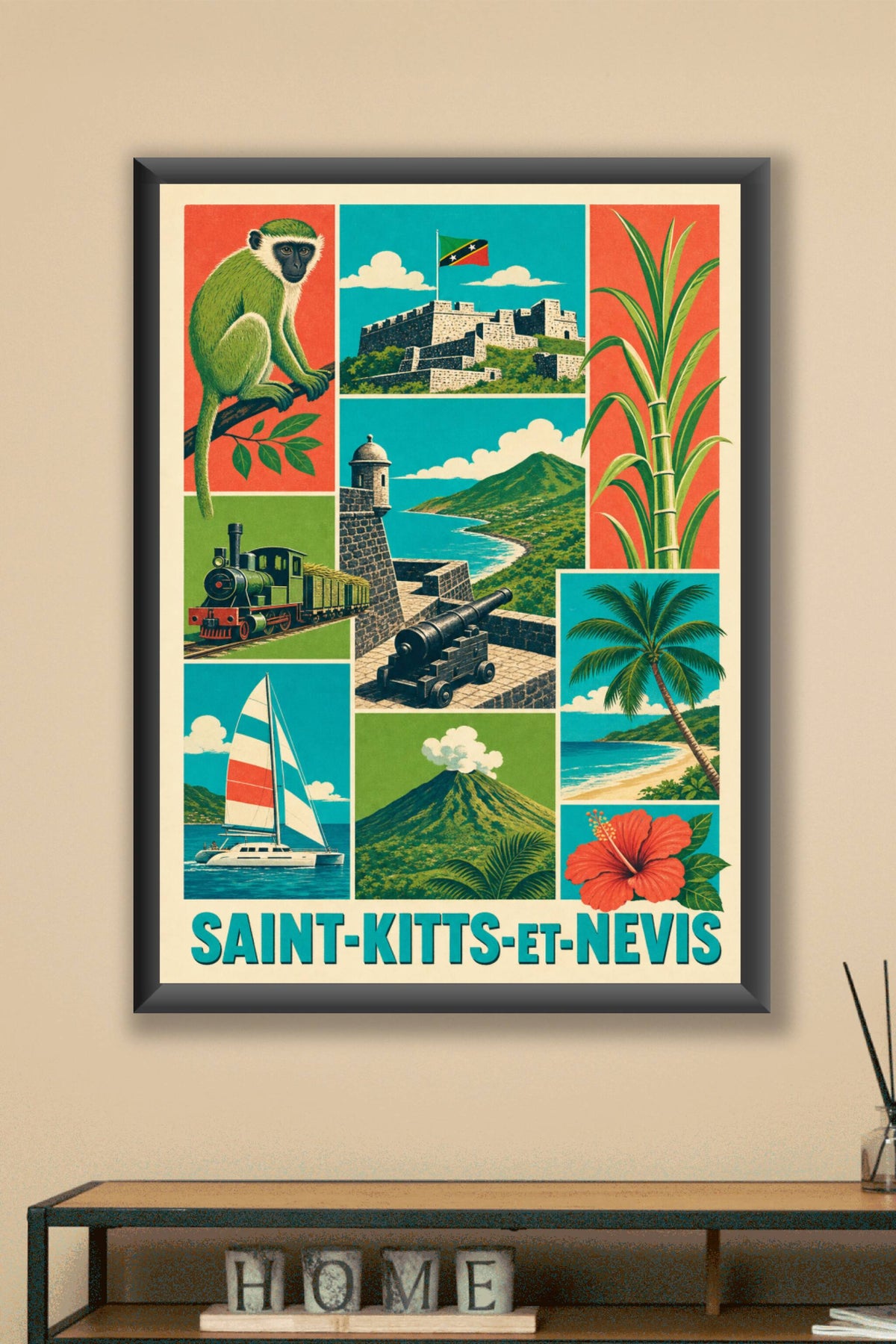 Poster de Saint-Kitts-et-Nevis