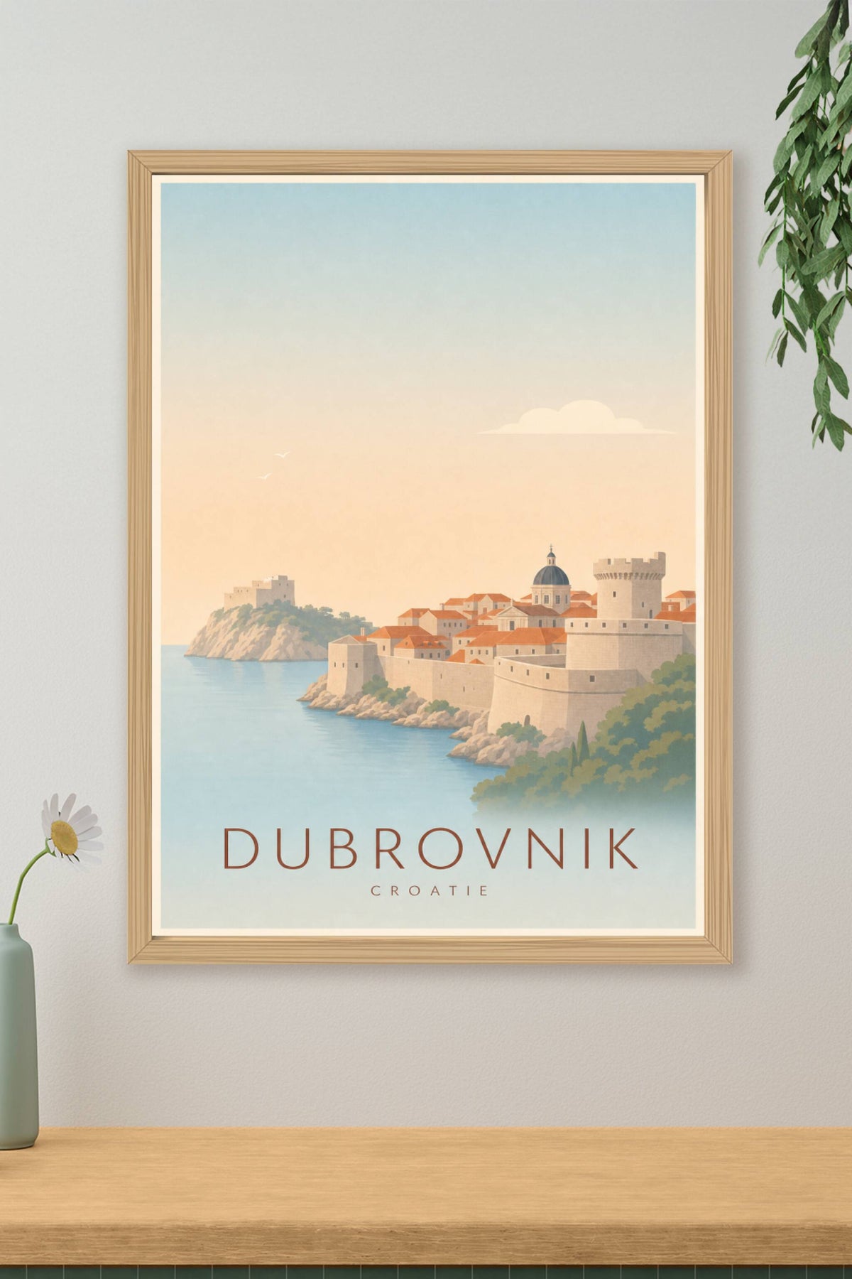 Affiche de Dubrovnik - Poster Calme
